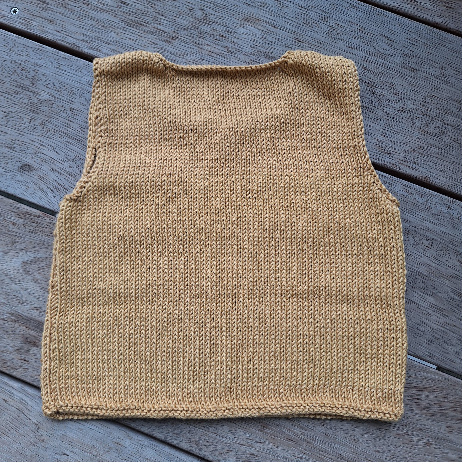 Handknitted Toddler Vests - 2 Choices