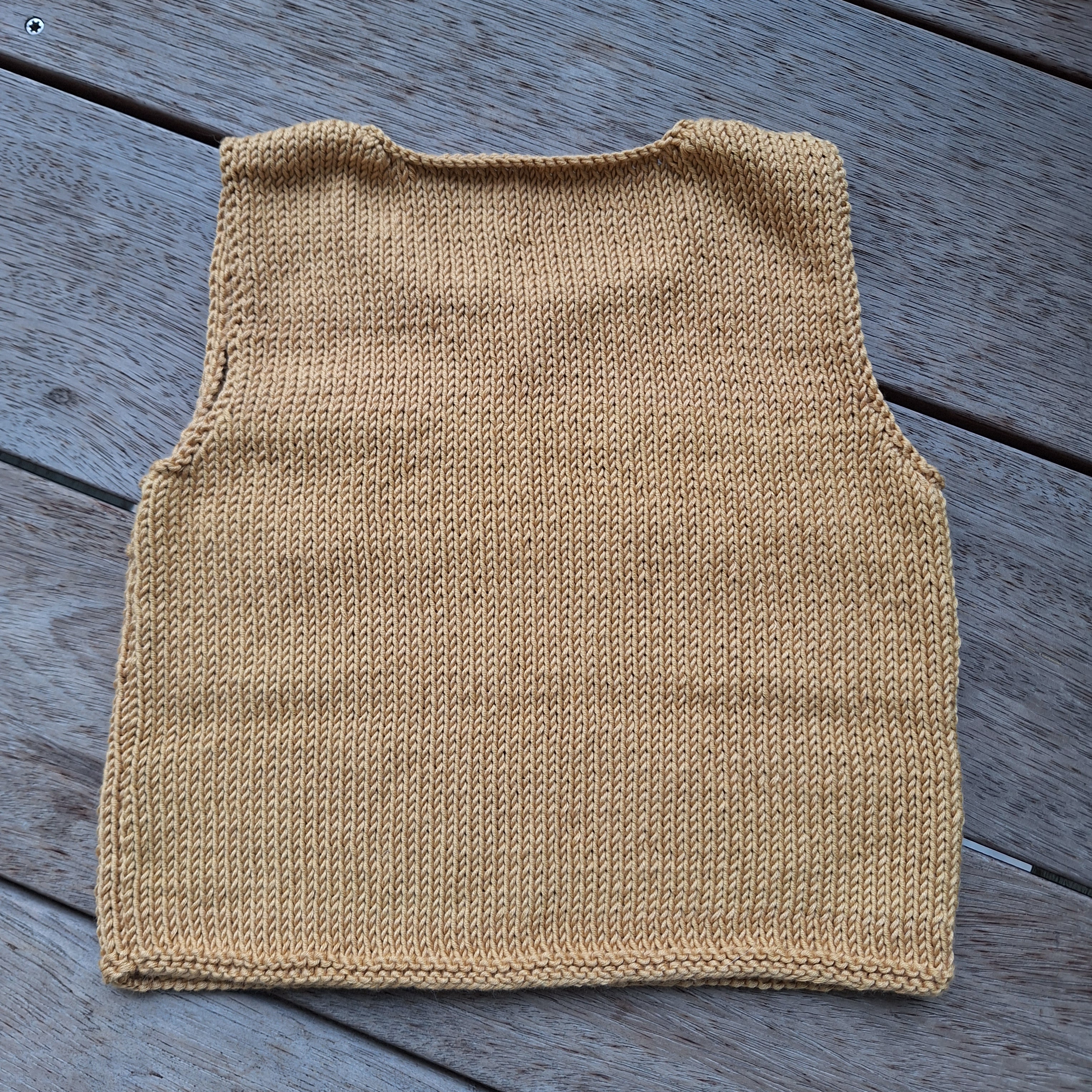 Handknitted Toddler Vests - 2 Choices