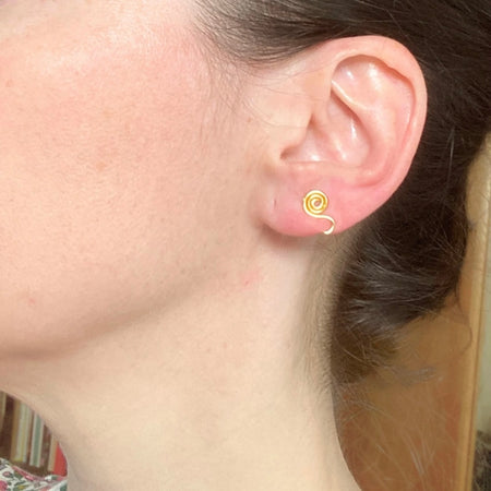 Petite spiral ear cuff | Gold, Silver, Copper or Rose | Clip on