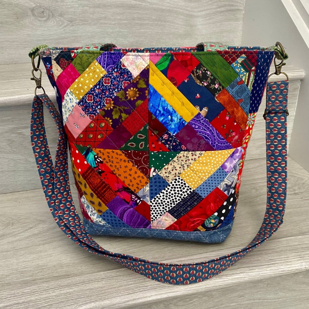 Boho Mosaic crossbody patchwork bag