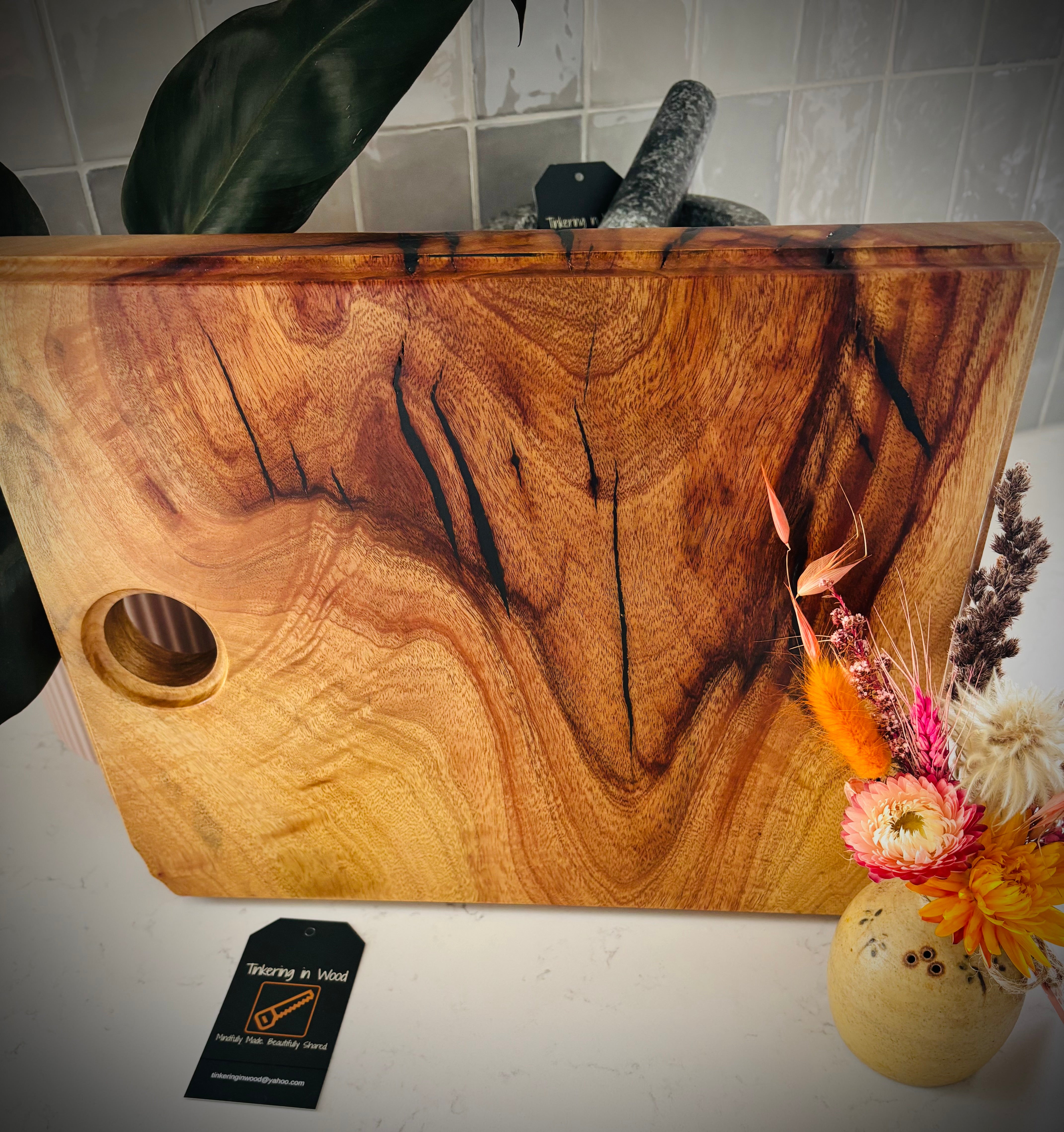 Hardwood Camphor Laurel Charcuterie Board 270x330x35mm