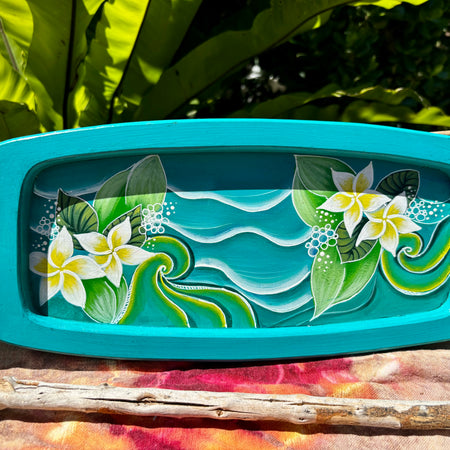 Hand Painted Beachy Serving Trays