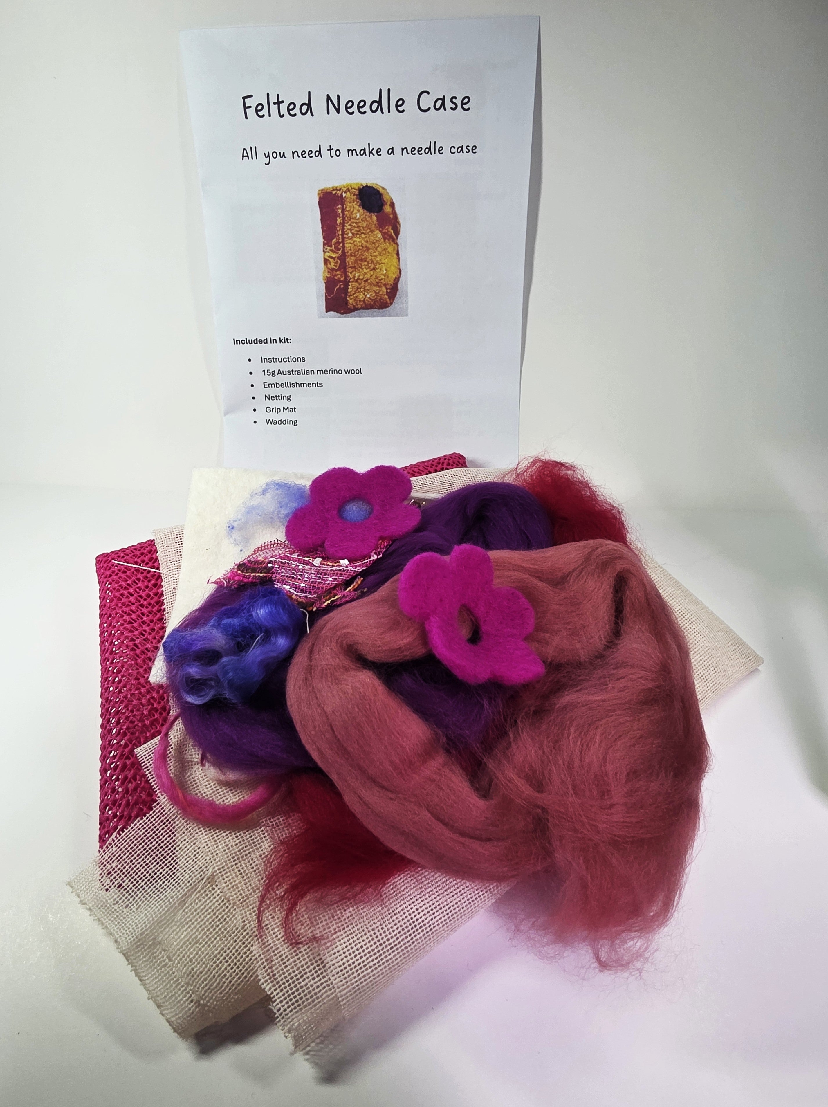 Felted Needle Case Kit