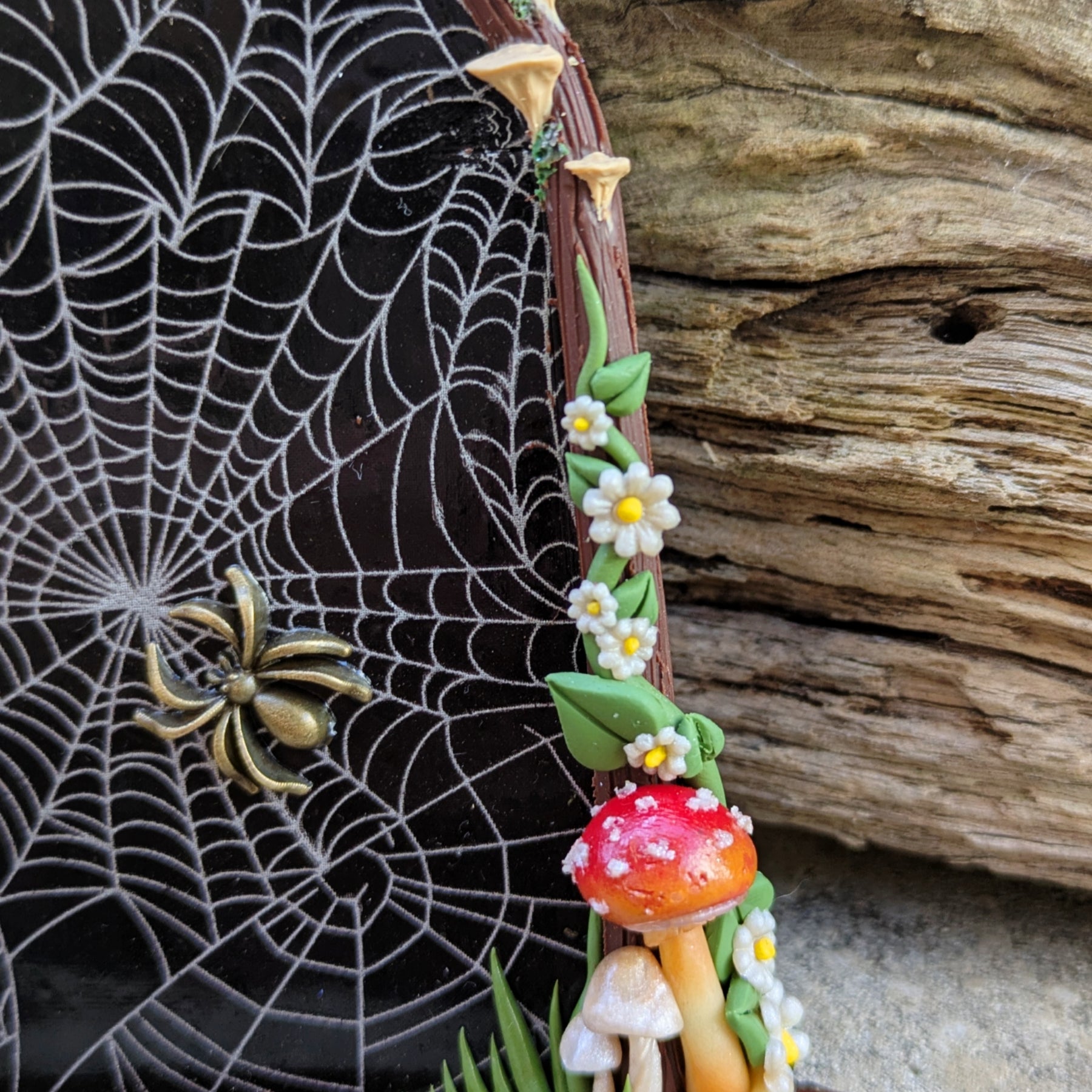 Enchanted Spider Web Fairy Door