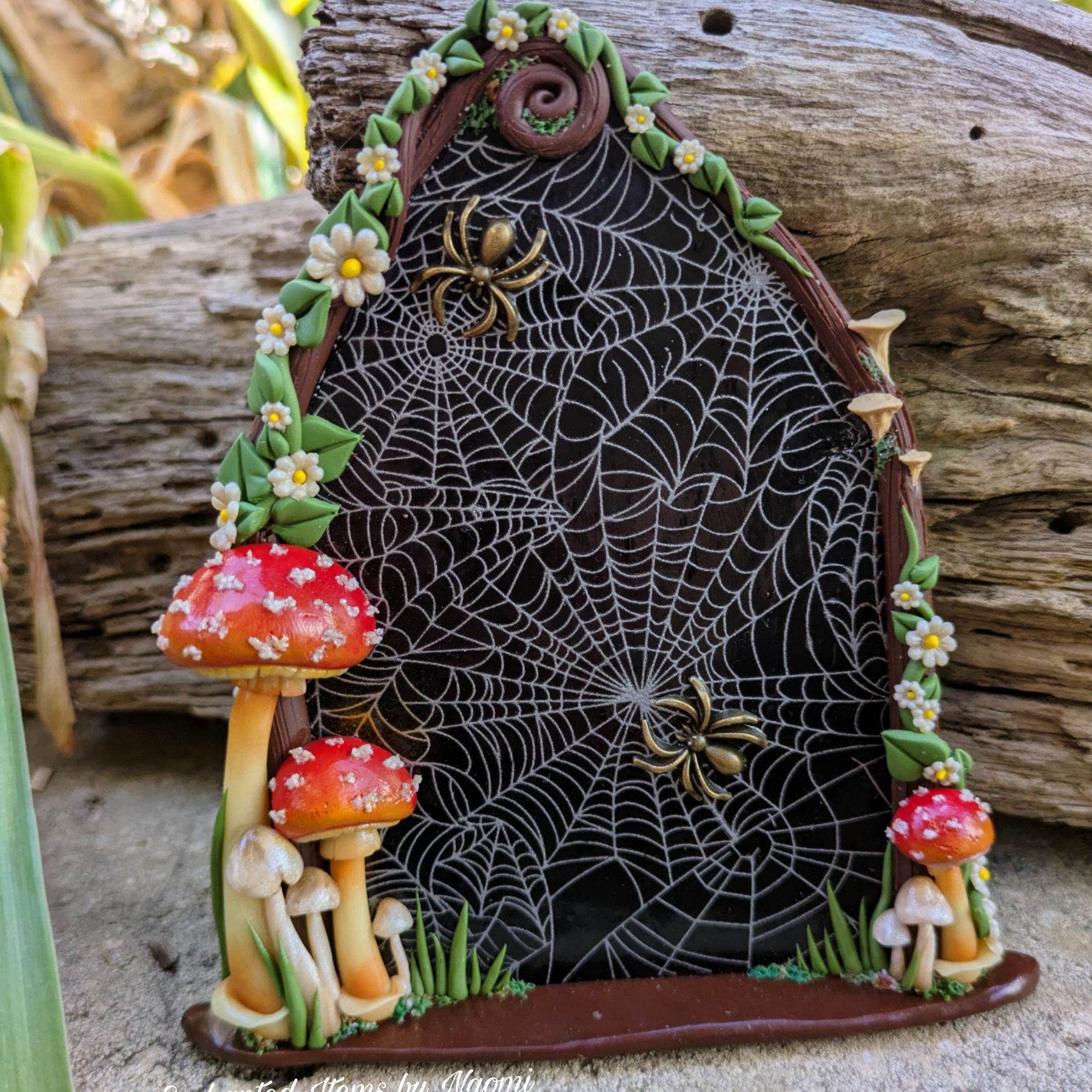 Enchanted Spider Web Fairy Door