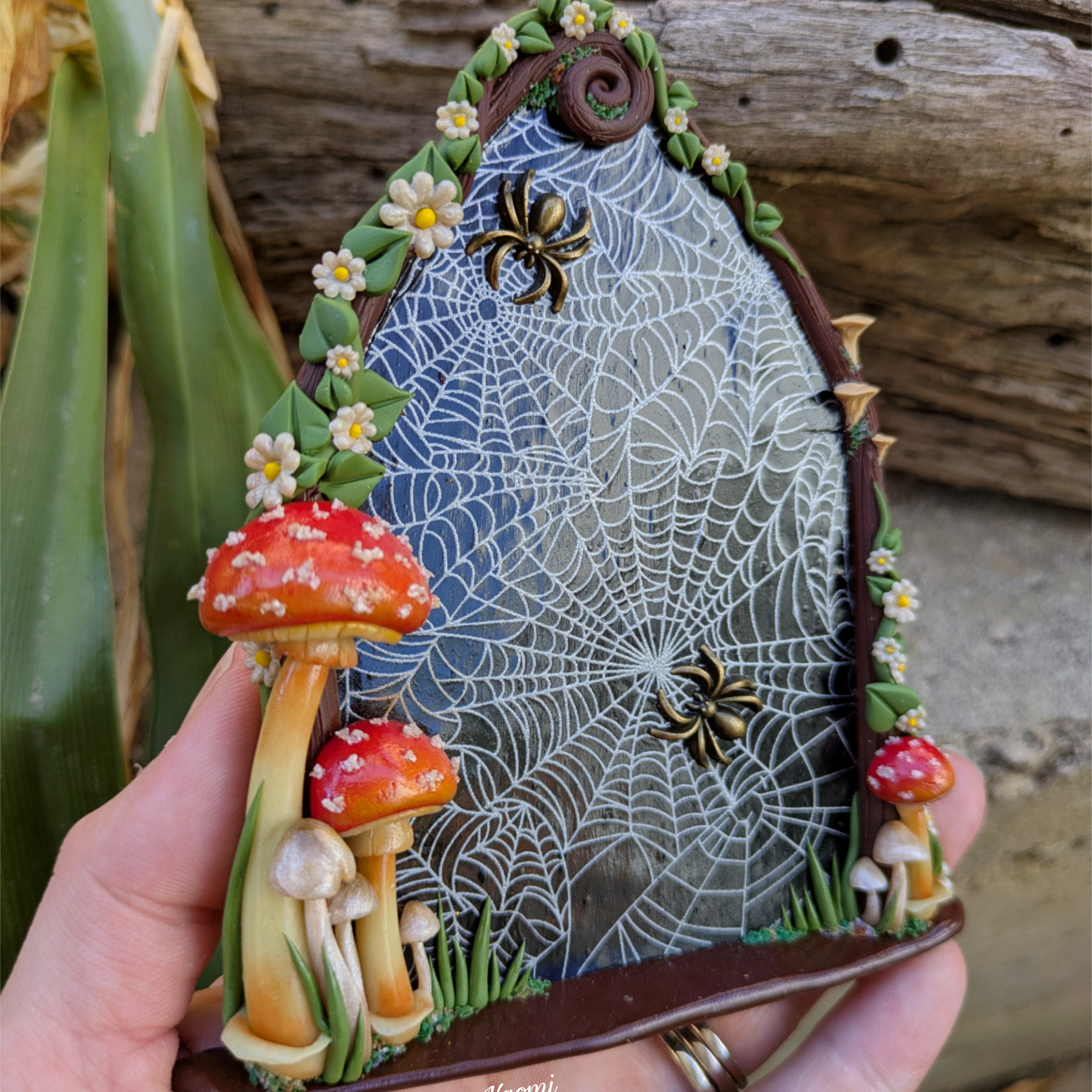 Enchanted Spider Web Fairy Door