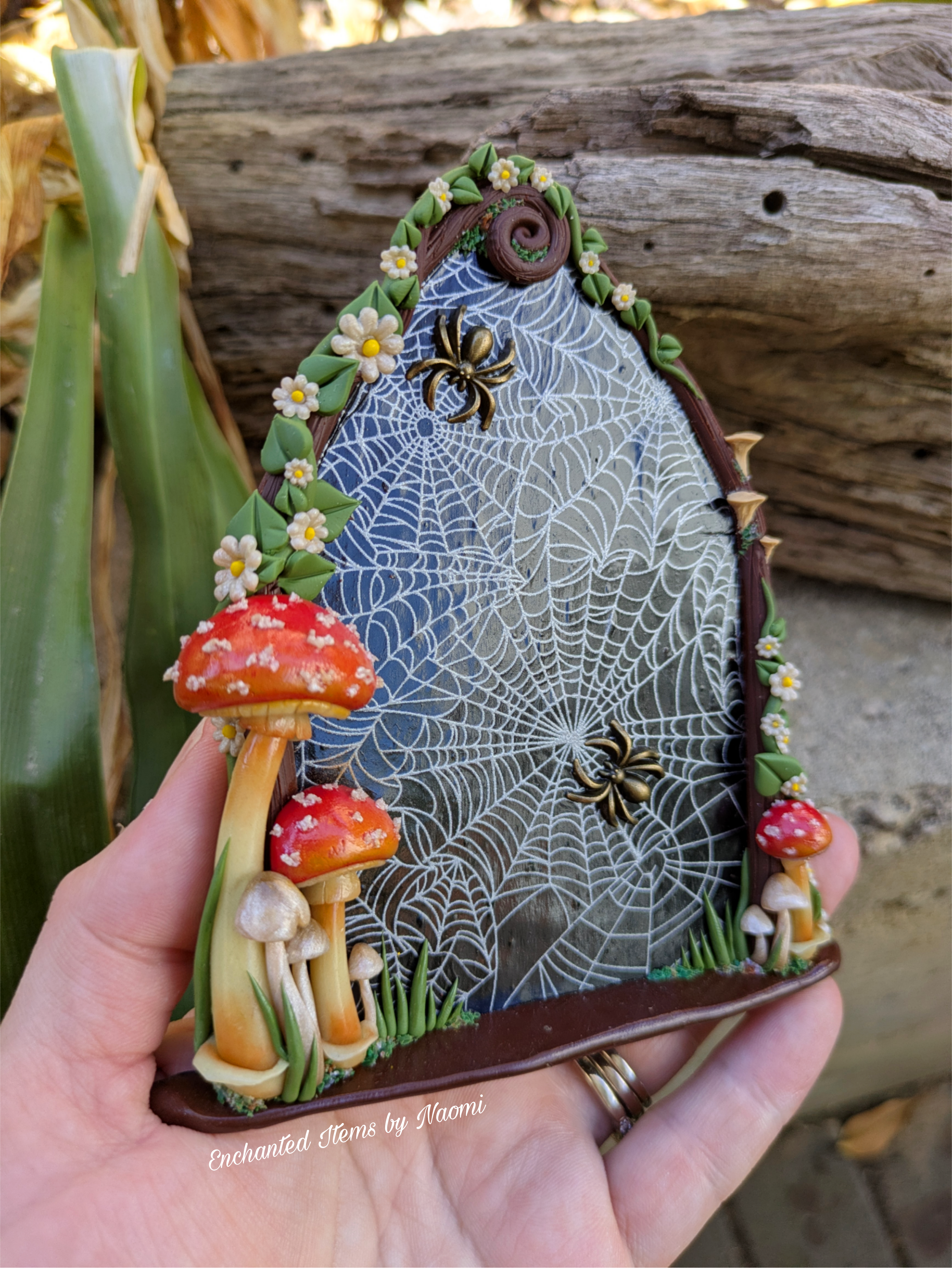 Enchanted Spider Web Fairy Door
