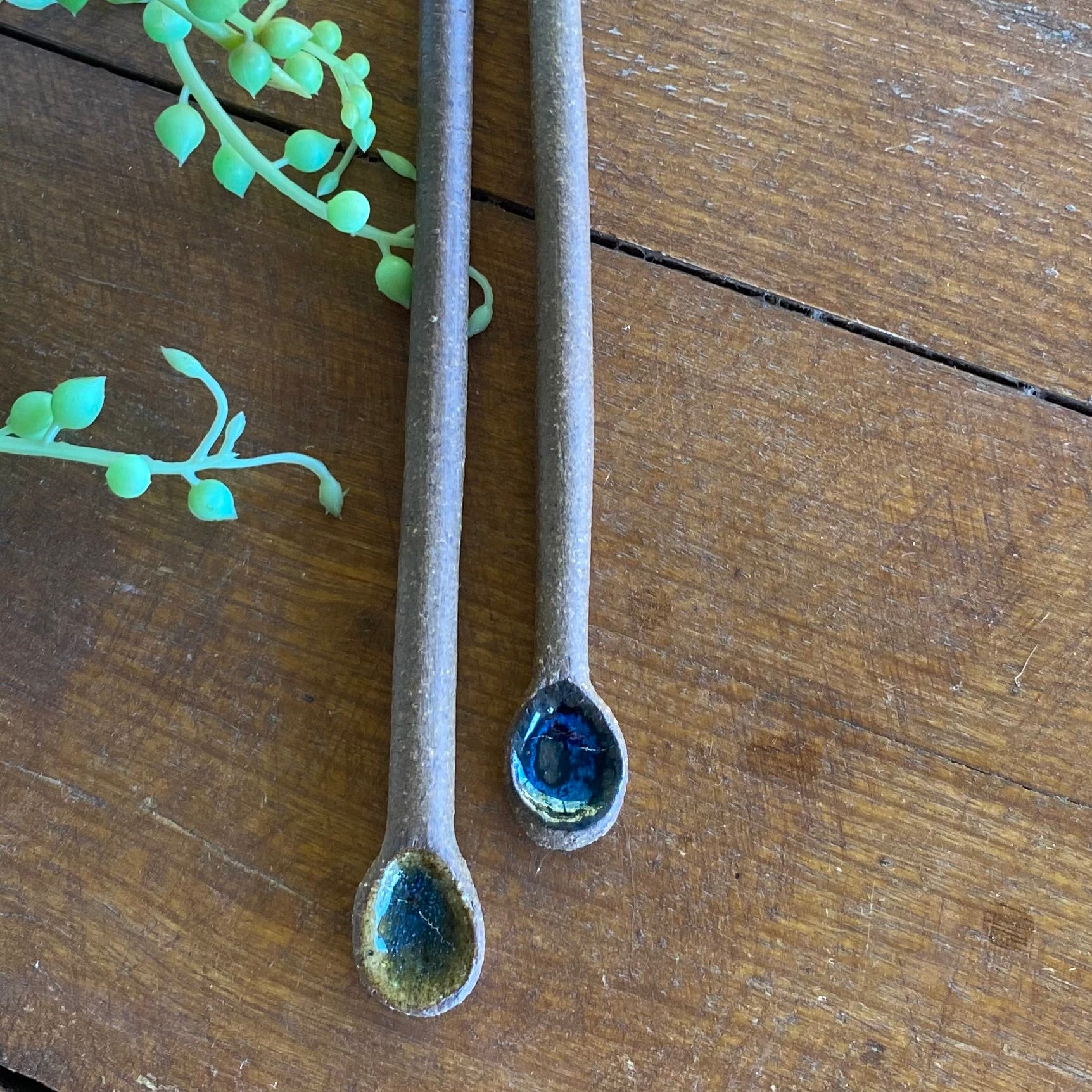 Ceramic Teaspoons / Handmade Pottery