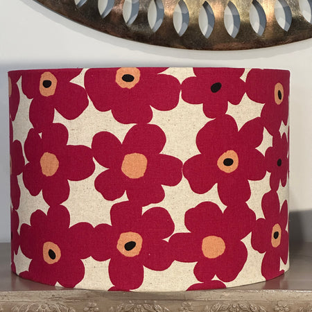 Fushsia Drum Lampshade