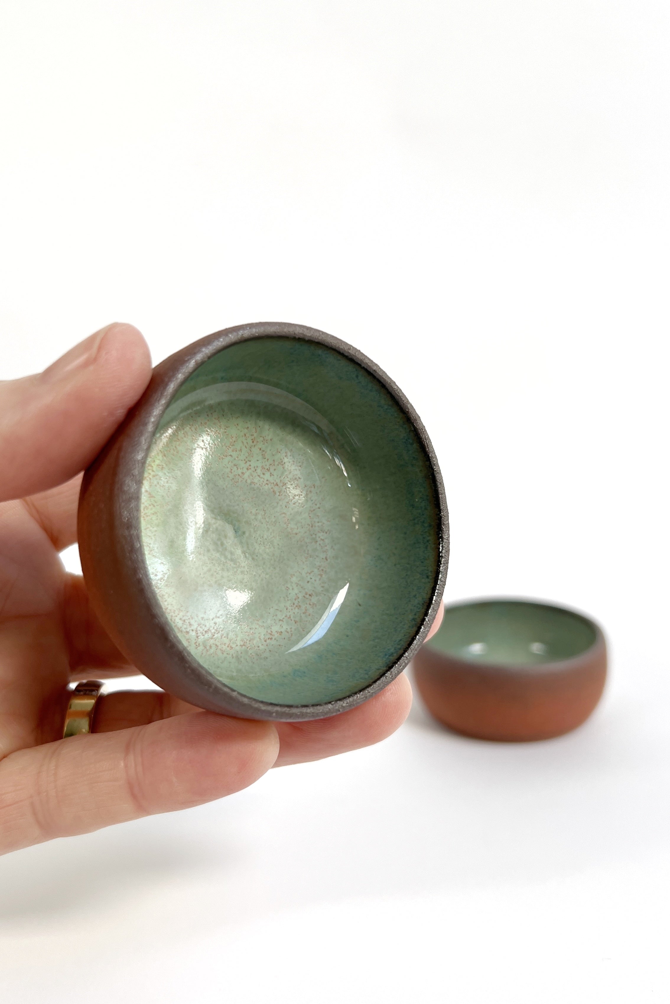 Small Ceramic Condiment/Dipping Bowl