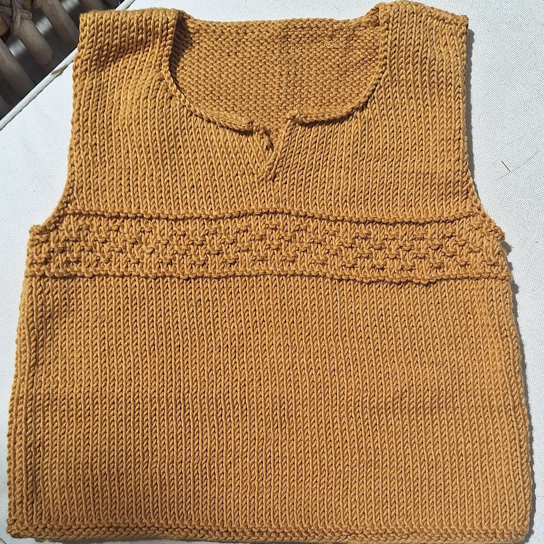 Handknitted Toddler Vests - 2 Choices