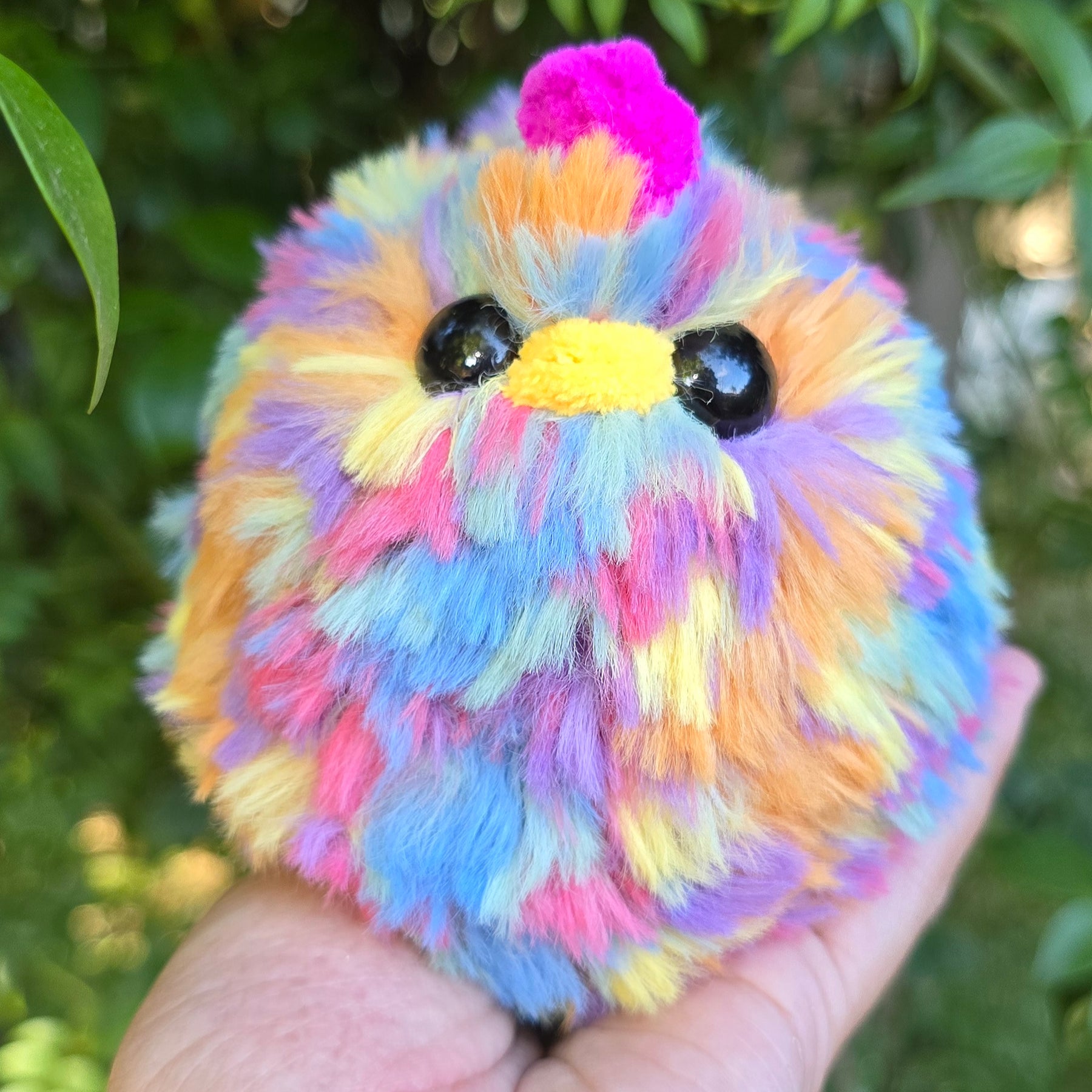 Rainbow Sprinkles (Crochet Chicken)