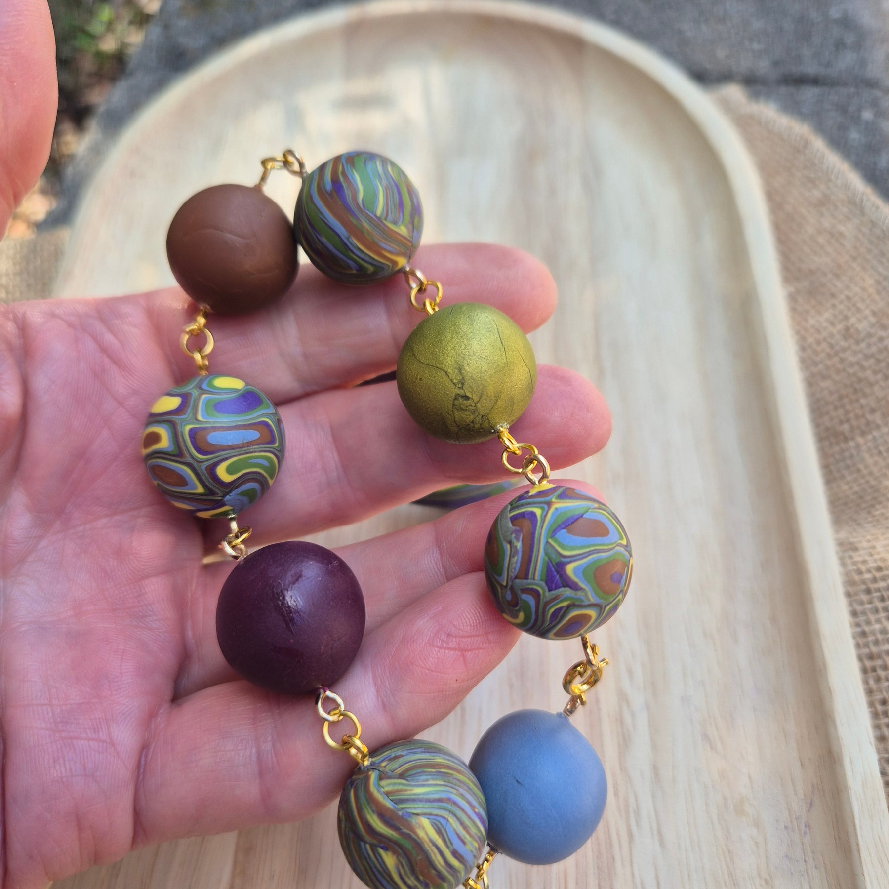 Autumn Vibes Bracelet and Earrings