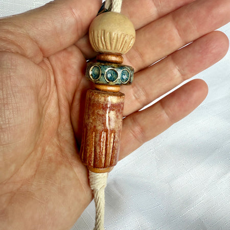 Clay Bead Keyring Decorative Piece