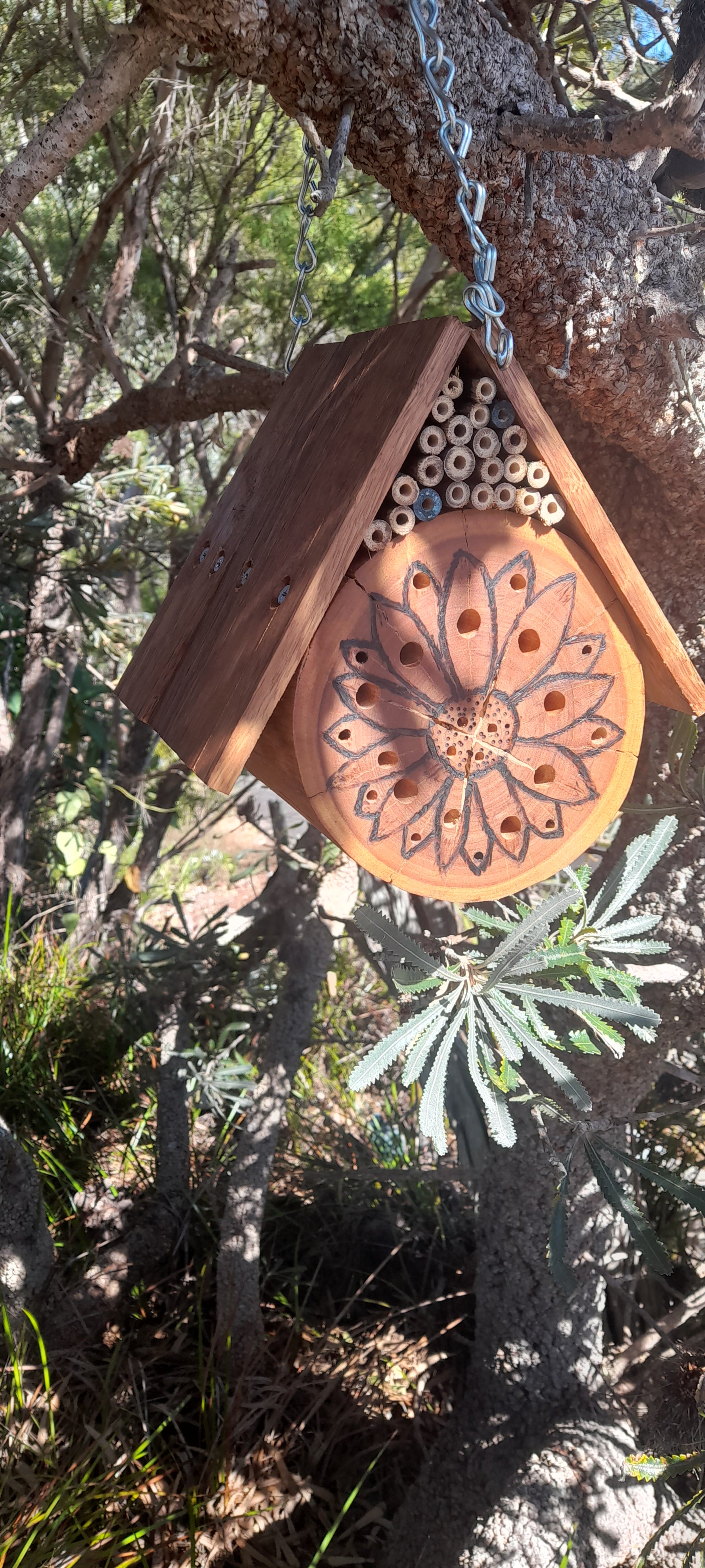 Hardwood Native Bee Hotel