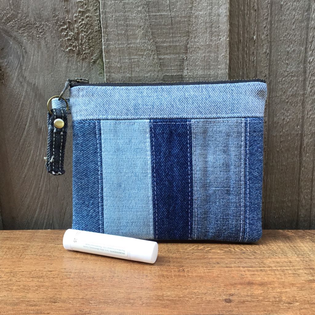 Upcycled Denim Purse – Denim Strips