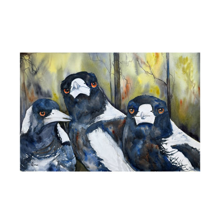 Magpies A3 Fine Art Print