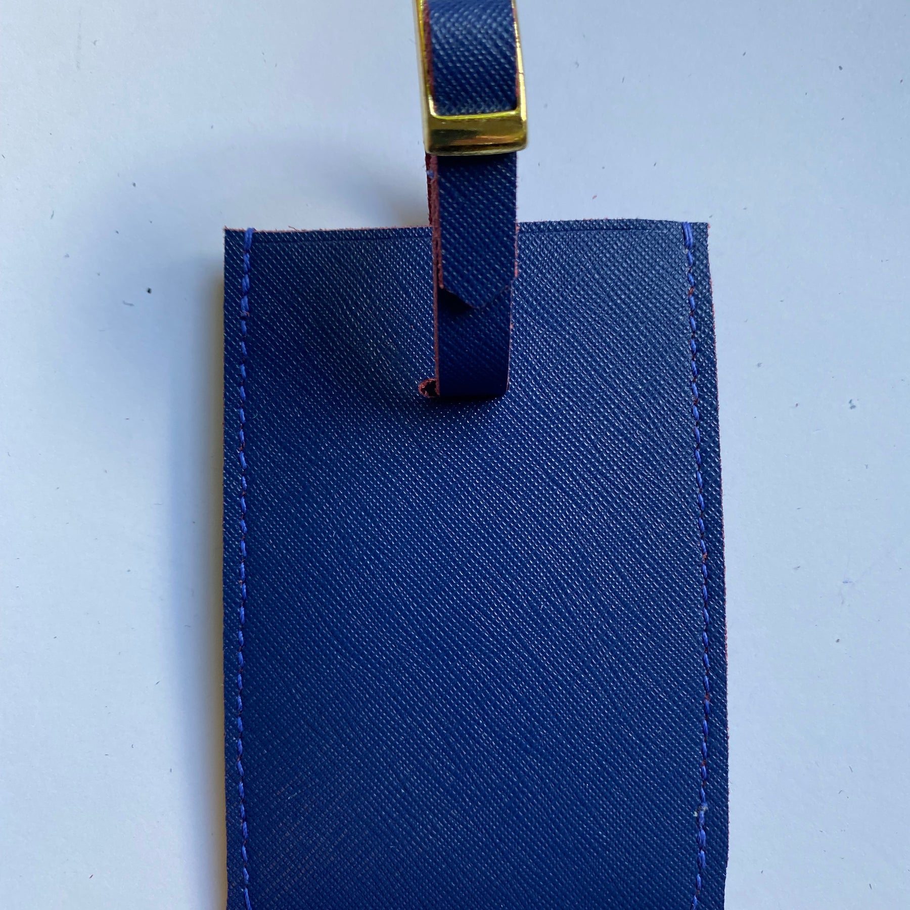 Leather luggage tags