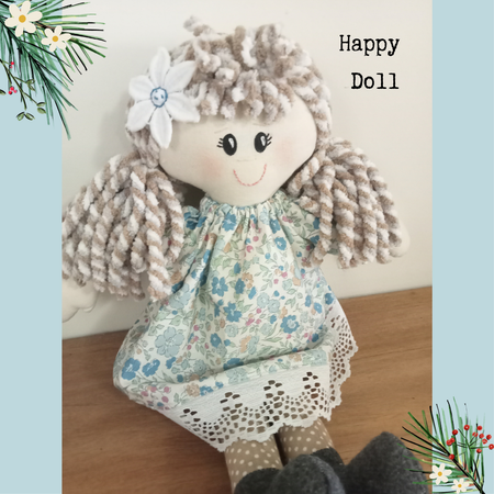 Rag Doll / Happy doll - Blue Bell