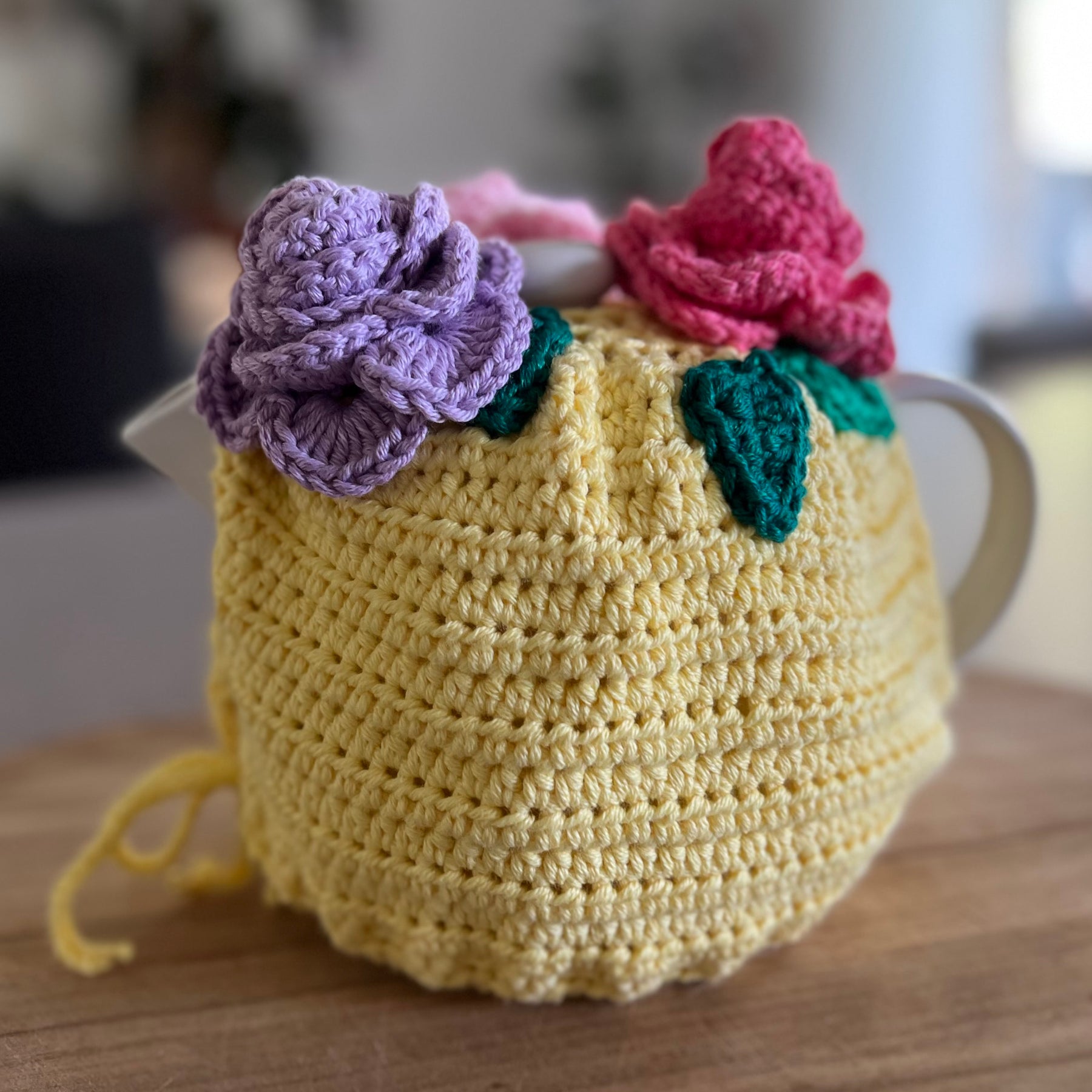 Crochet Teapot Cosy - 4 different designs