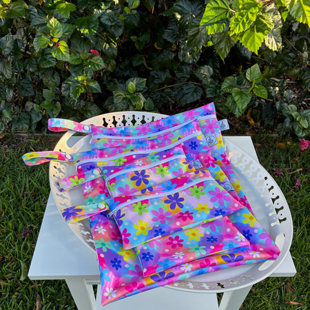 Water-resistant wet bags - Bittersweet Spring (Wonderland Design Co)