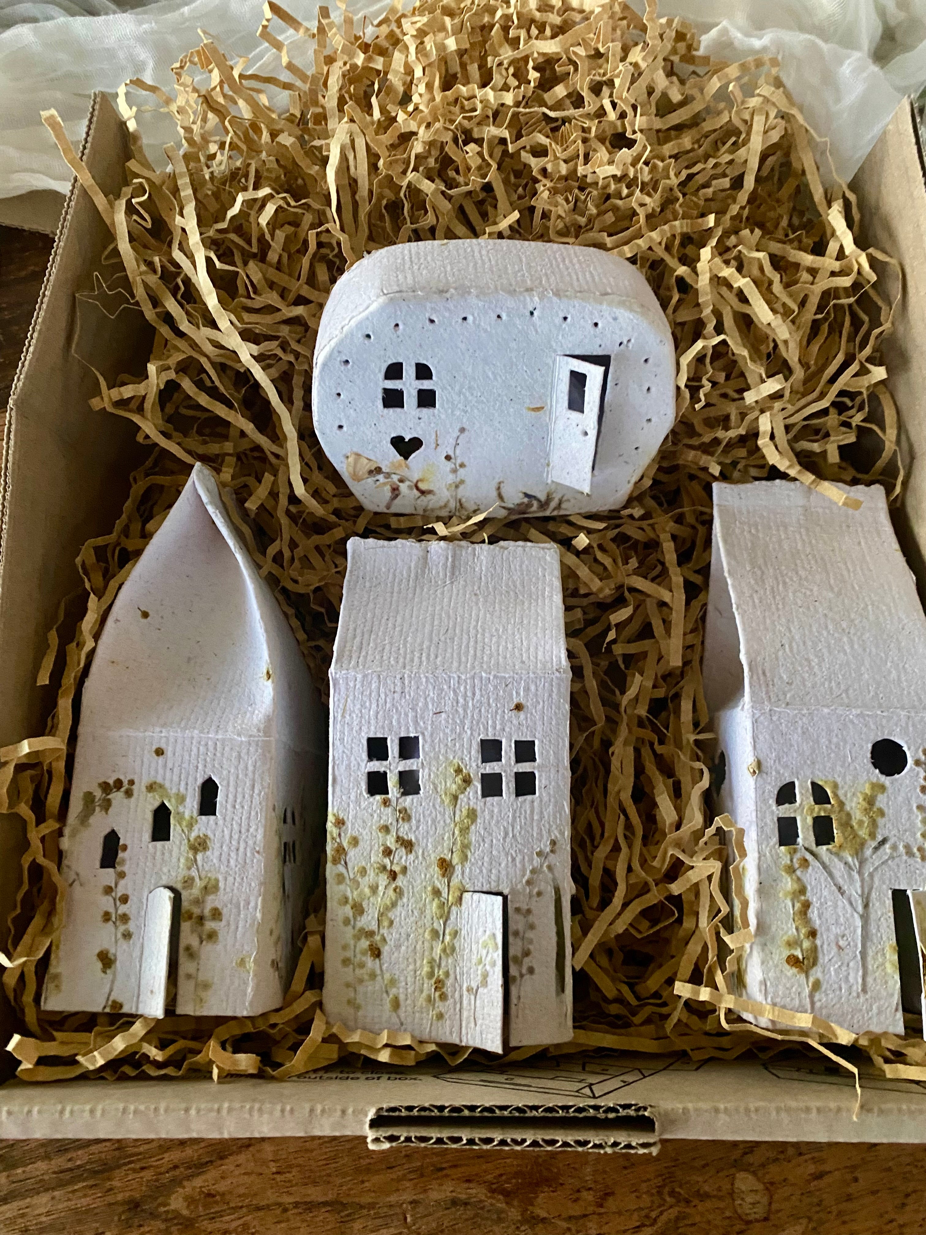 Handmade Tiny Caravans to Love, with LED Light. Buy Two and Save.