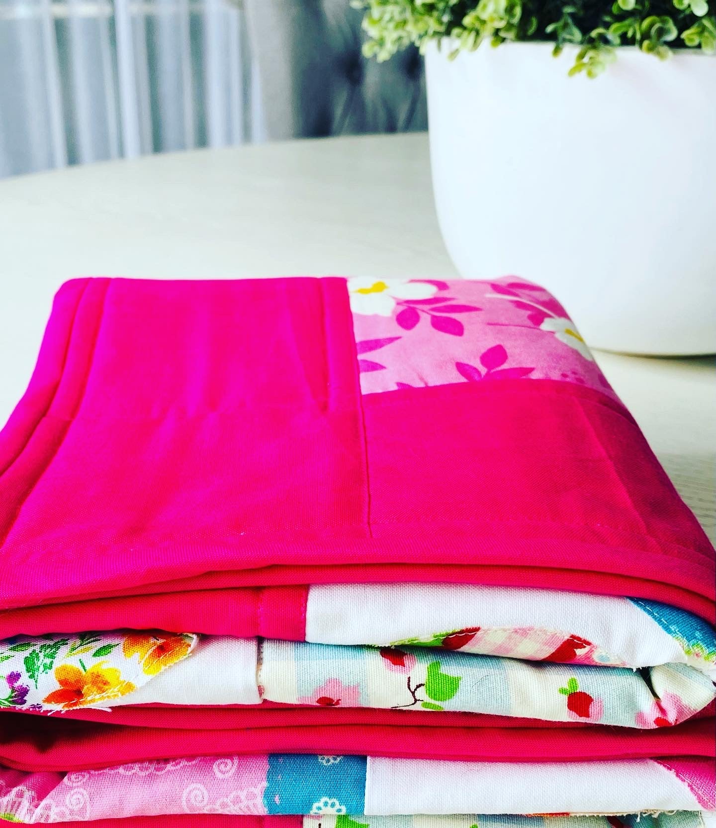 Handmade Baby Quilt, Keepsake Gift, Custom Made
