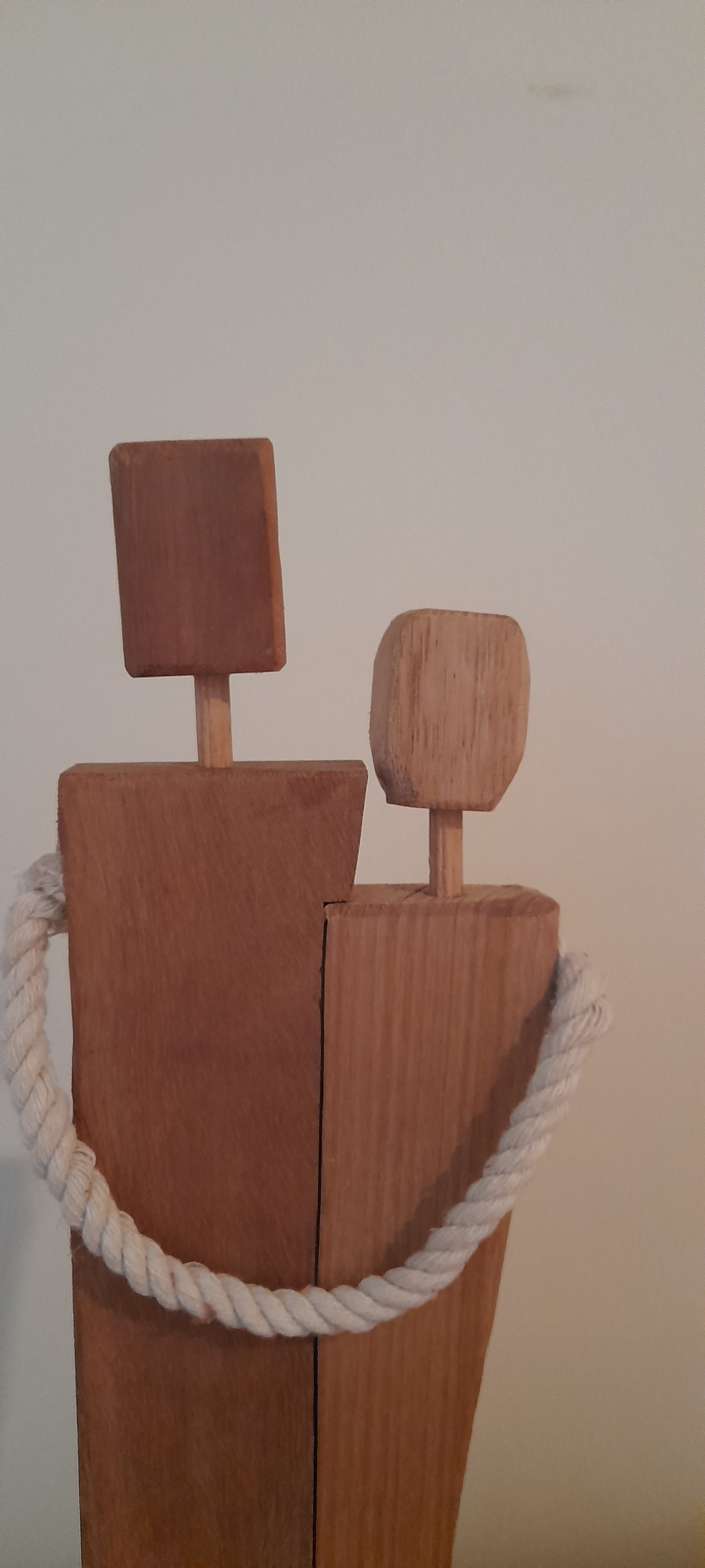 Man and Woman Wood Art