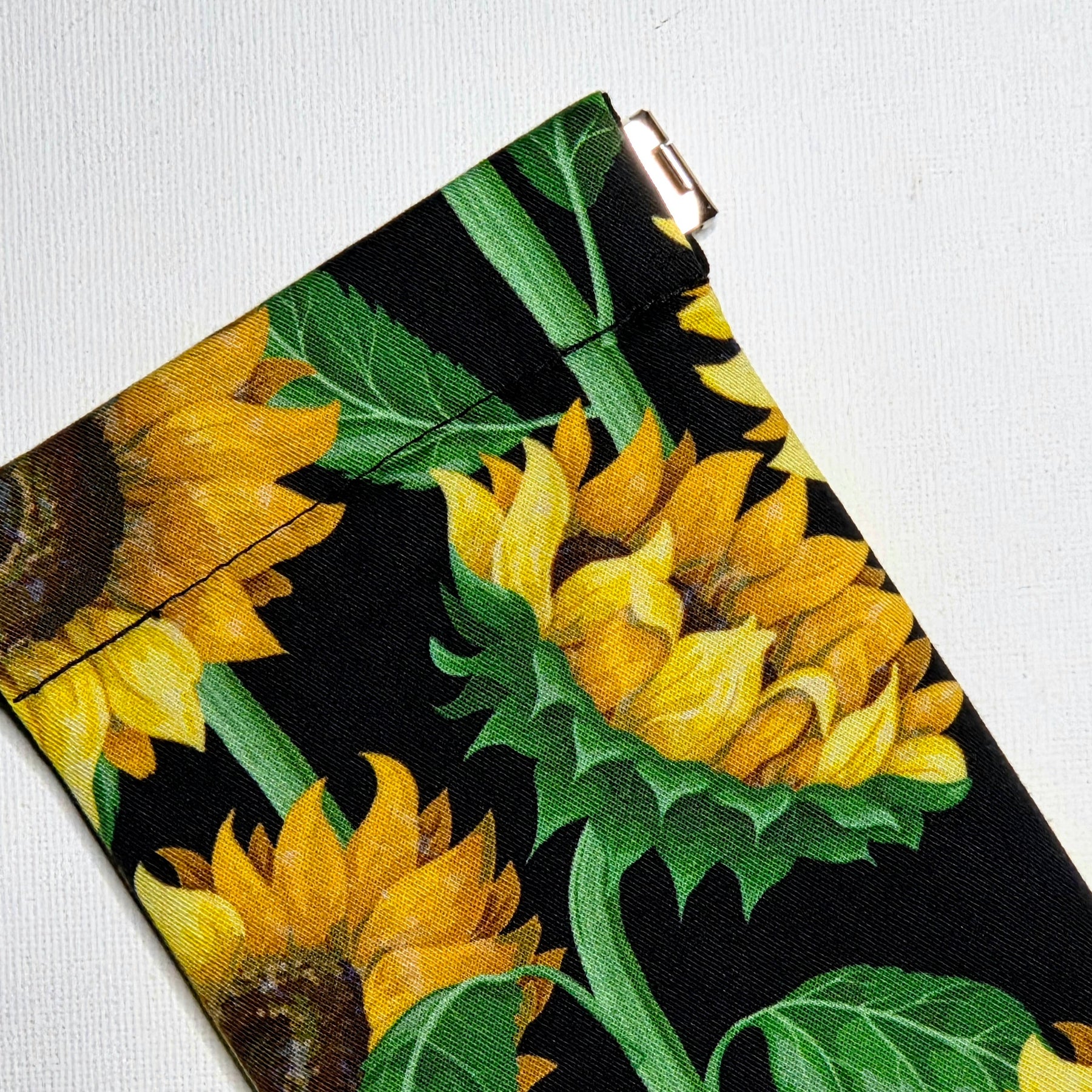 Sunglasses Pouch with a pretty sunflower design