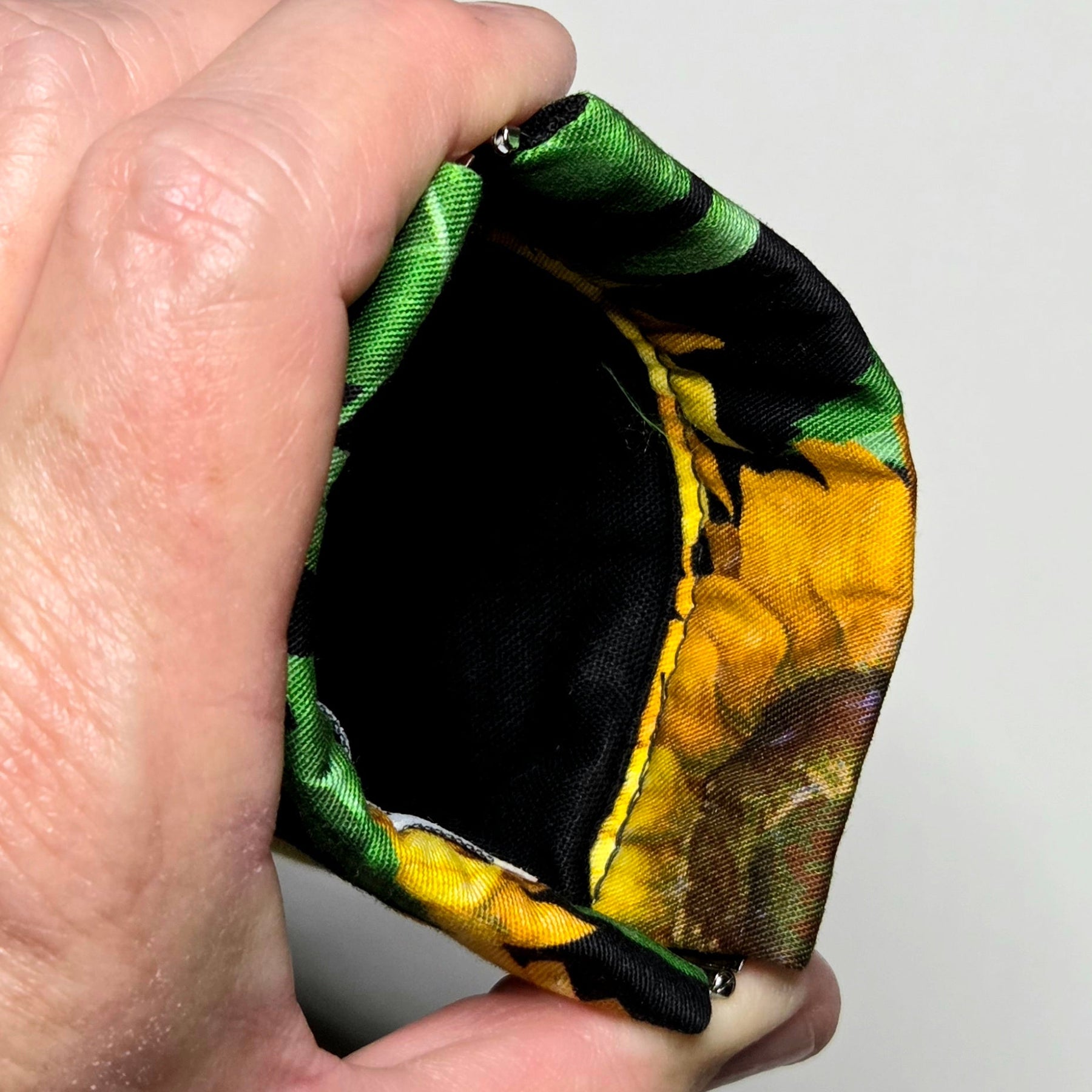 Sunglasses Pouch with a pretty sunflower design