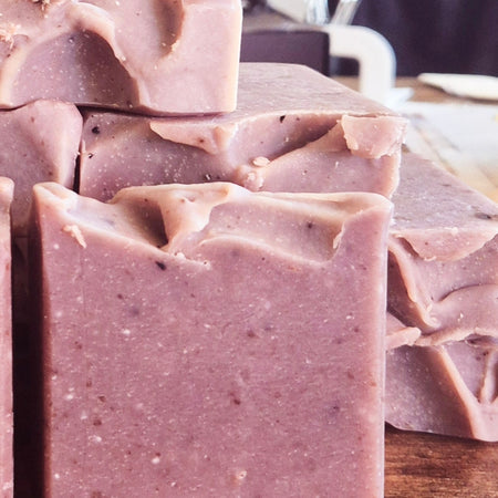 Handmade - 2 x Coffee Mint Exfoliator Bars