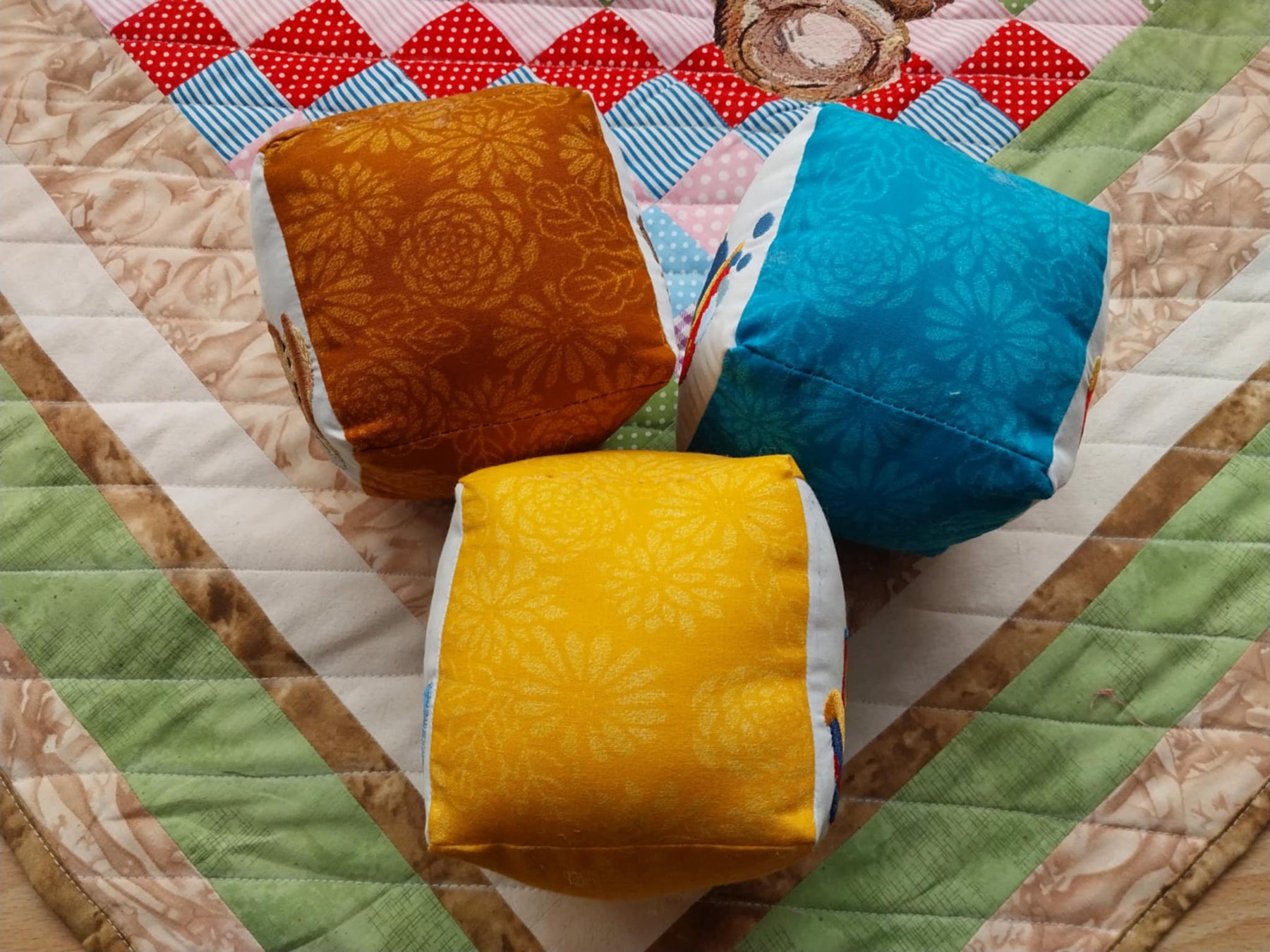 "Boats" Soft Blocks Baby Toy