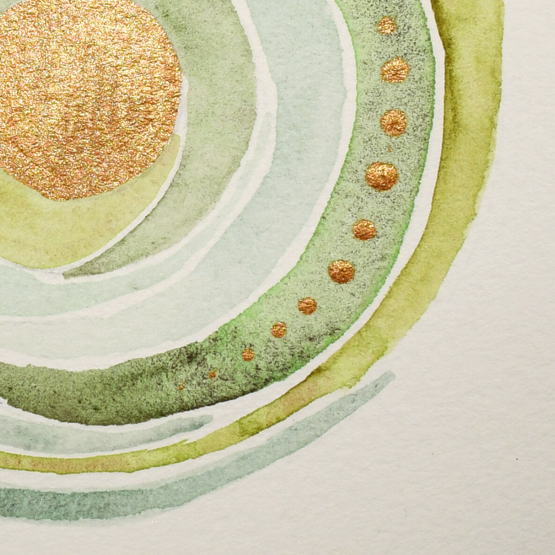 Healing Heart with Crushed Jade Apatite Serpentine