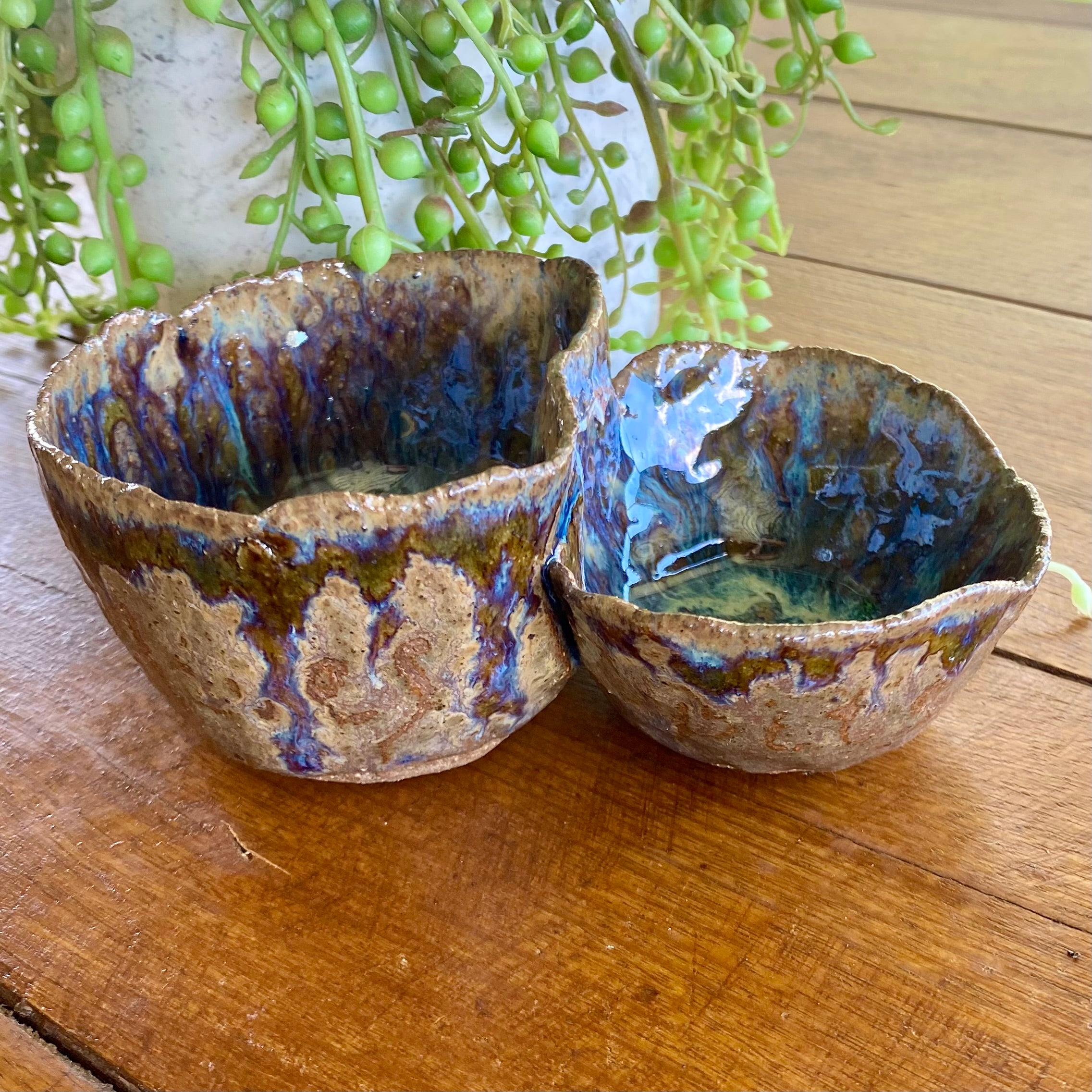 Handmade Ceramic Embracing Olive & Pit Bowl / Cherry & Pip Bowl|Handmade Pottery