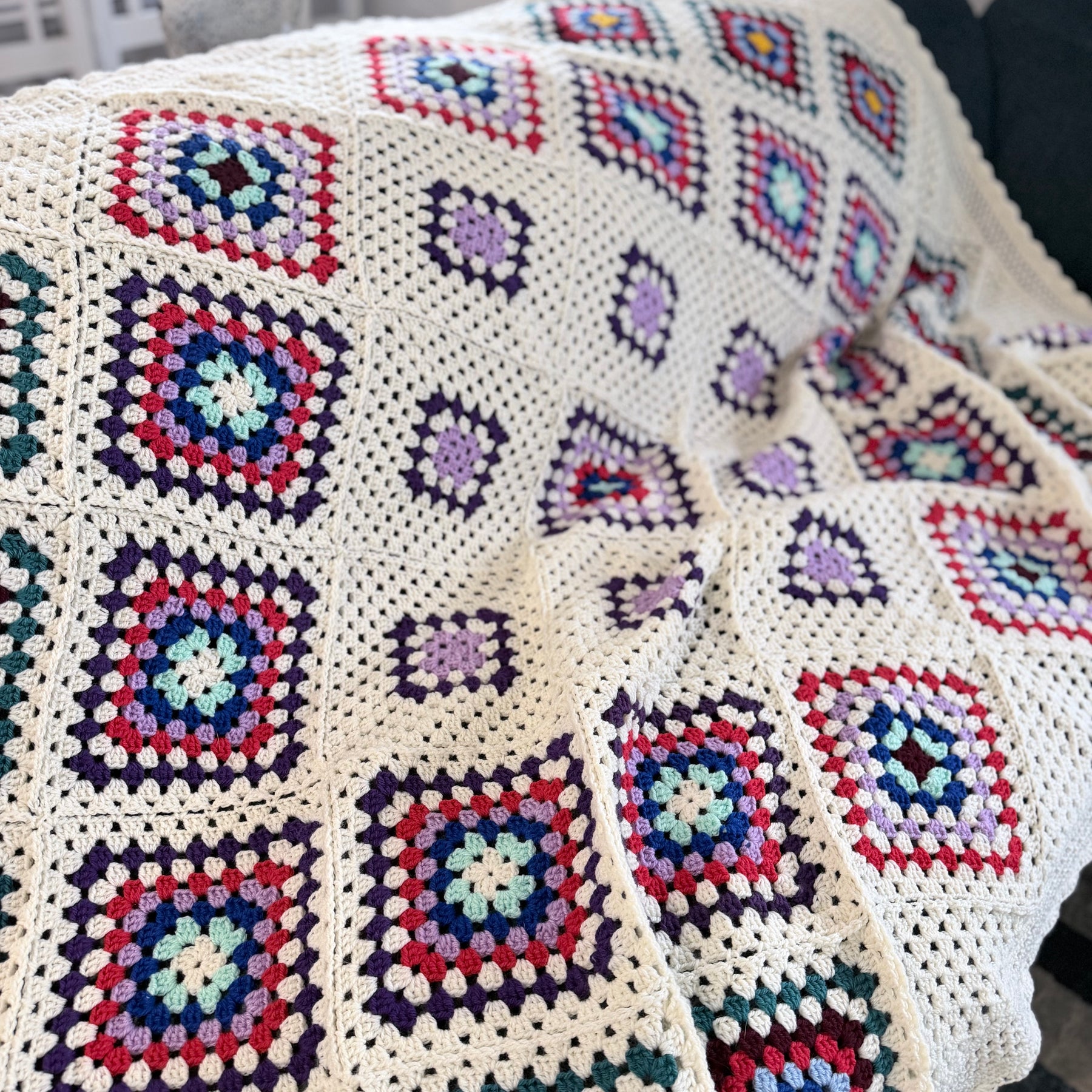 #040 - Large Crocheted Blanket