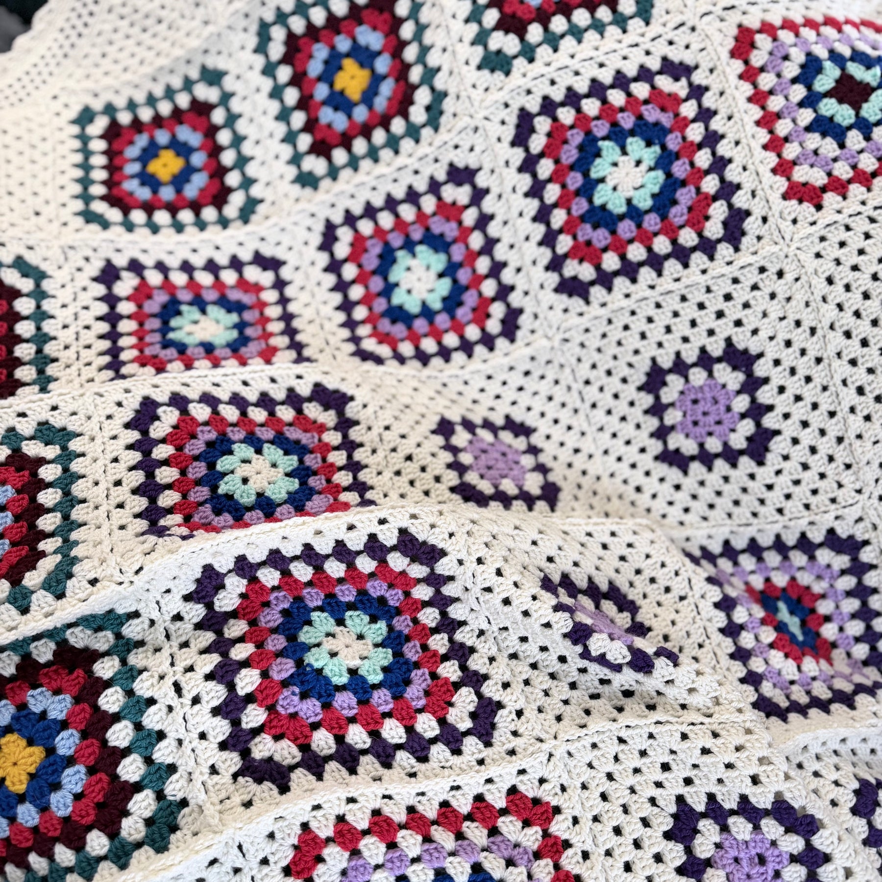 #040 - Large Crocheted Blanket