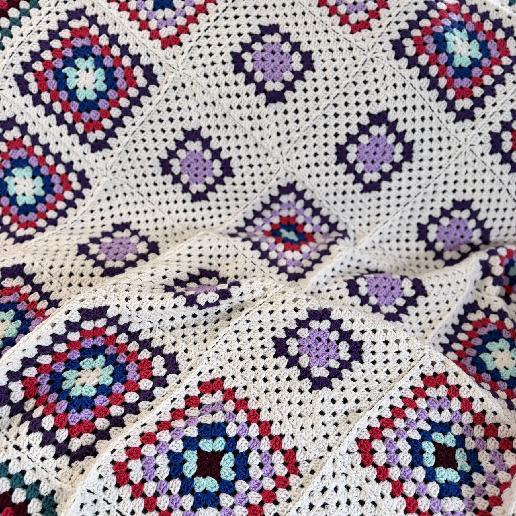 #040 - Large Crocheted Blanket