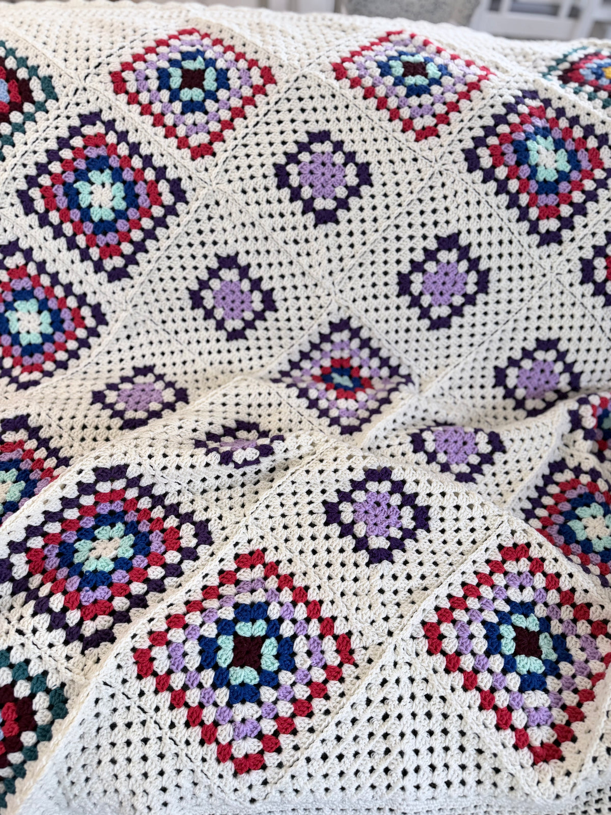 #040 - Large Crocheted Blanket
