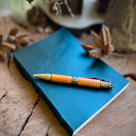 Soul Weaver's Field Book - A5 Green Leather Journal