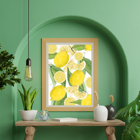 Lemon Love Digital Wall Art