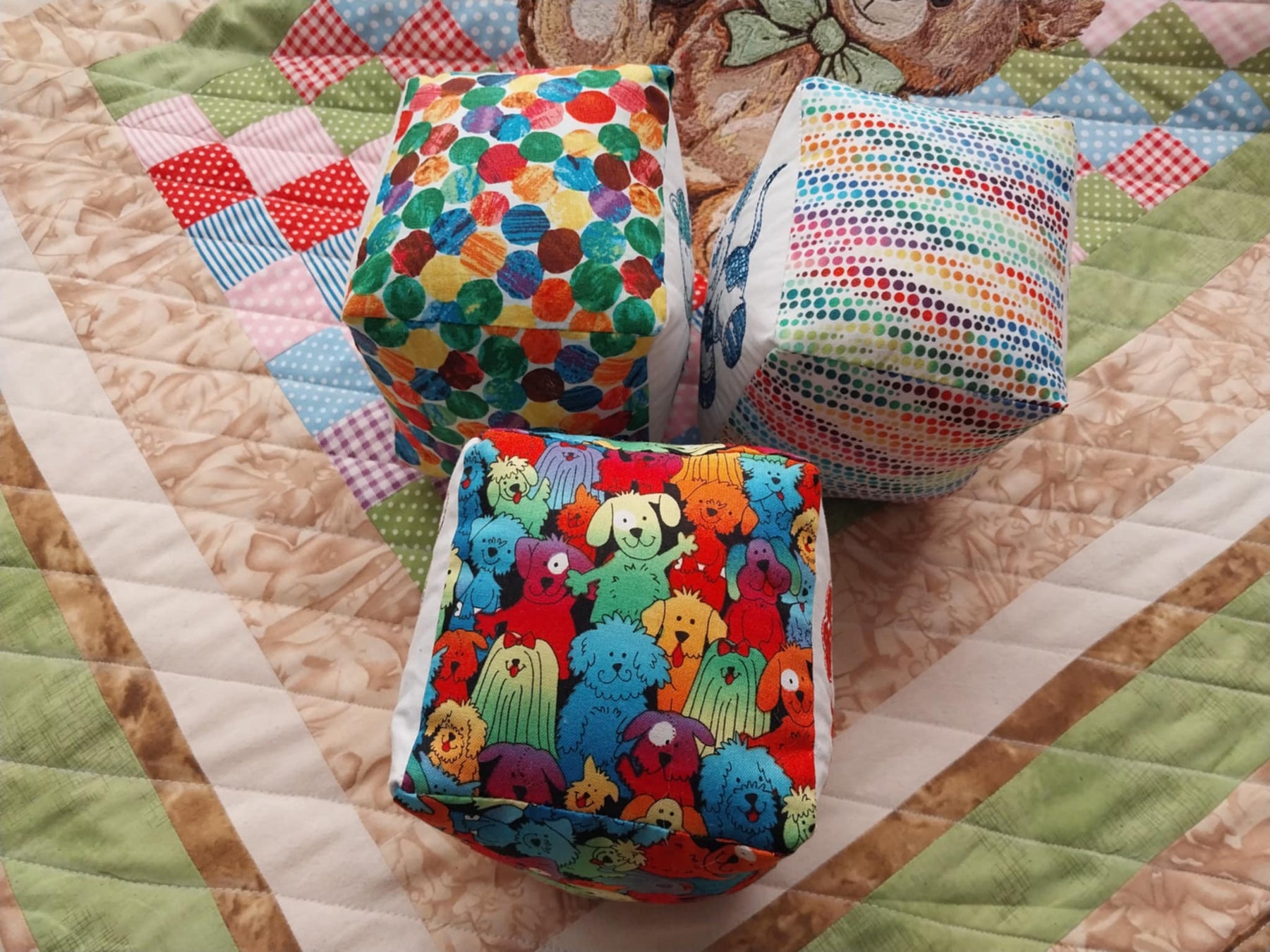 "Animal" Soft Baby Blocks