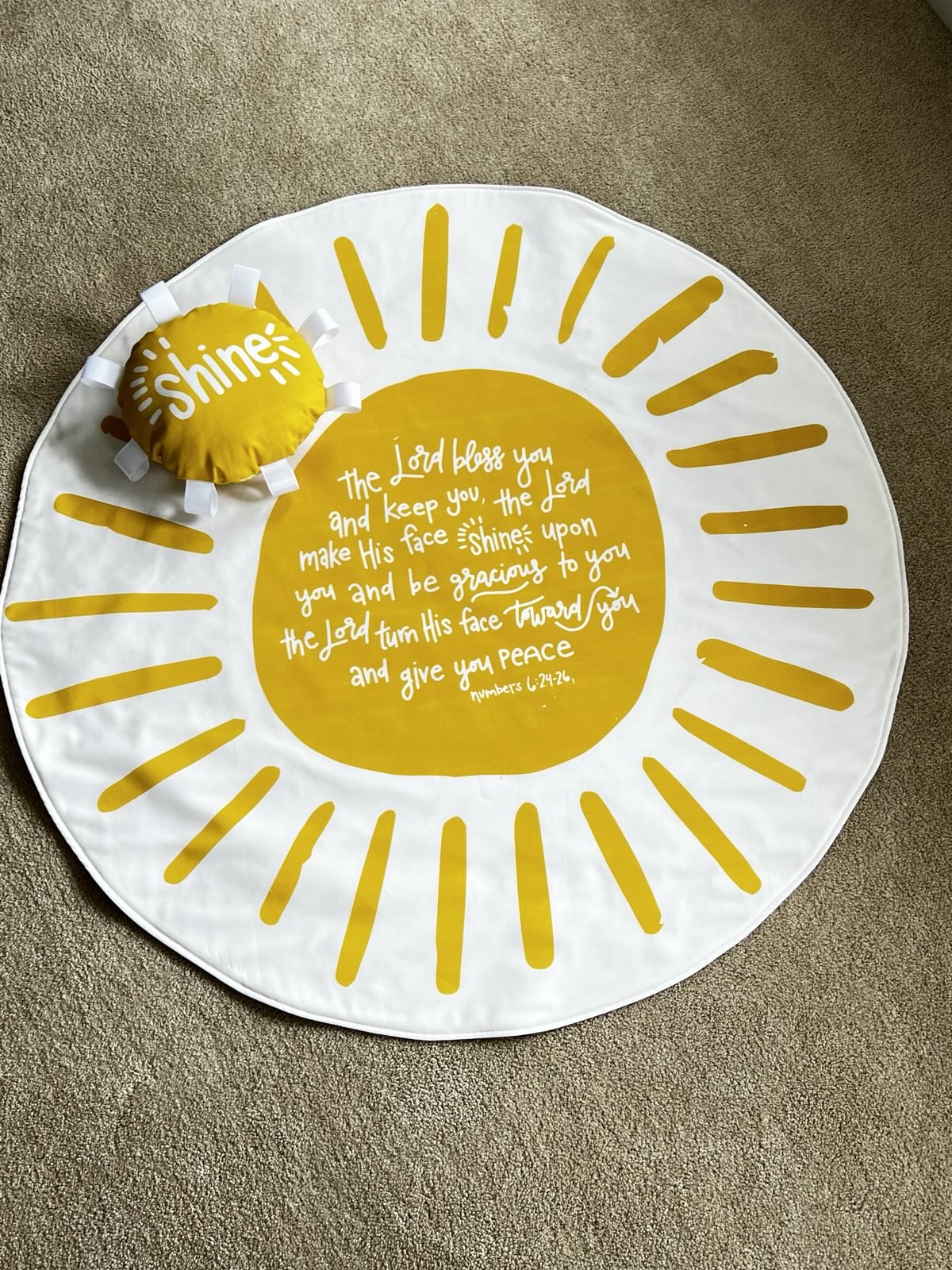 “Shine” & “Hail Mary” children play mat