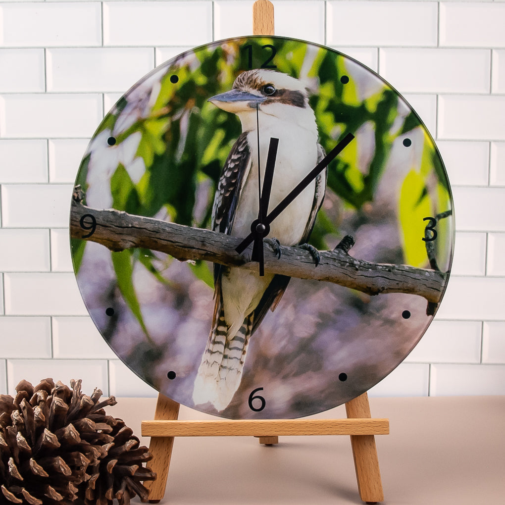Wall Clock - Tempered Glass - Nature Photography