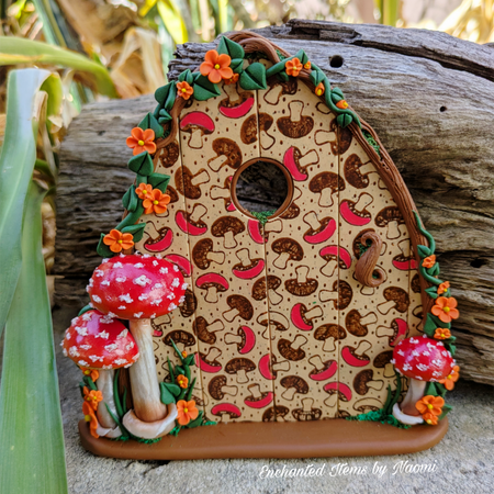 The Mushroom Patch Fairy Door 🍄