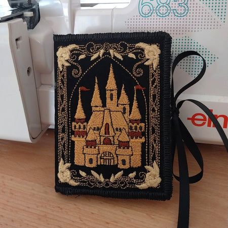 Fairytale Castle Black Needle/Backpack Pins Book
