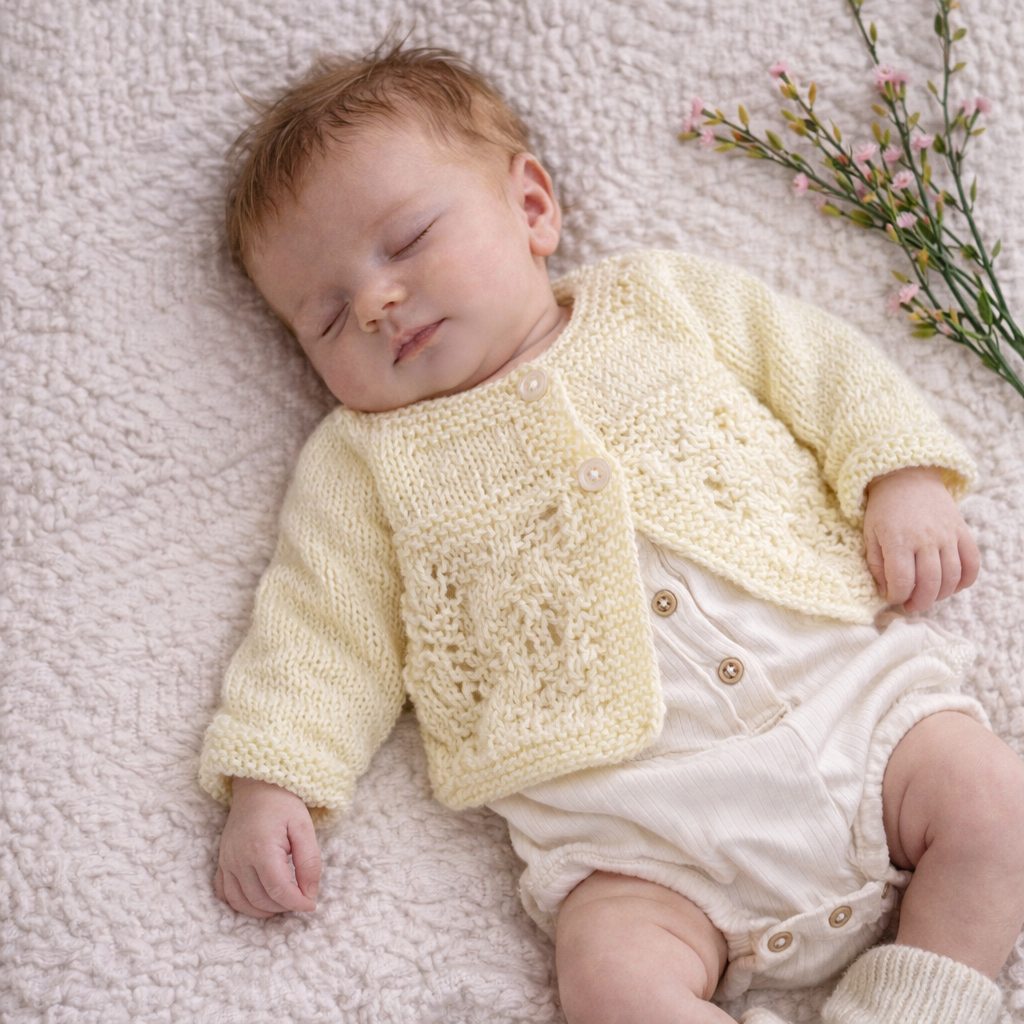 Handmade Knitted Baby Jacket