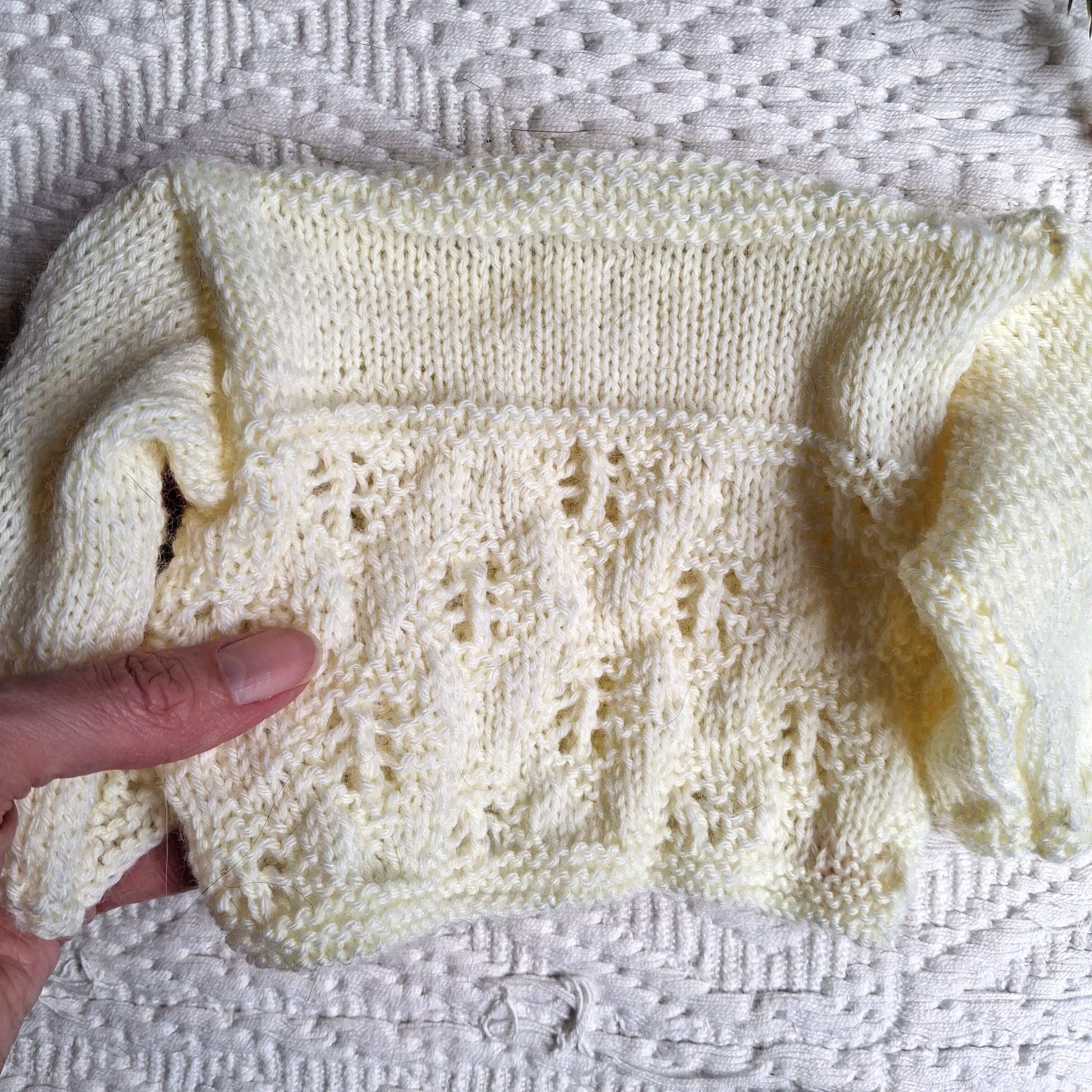 Handmade Knitted Baby Jacket
