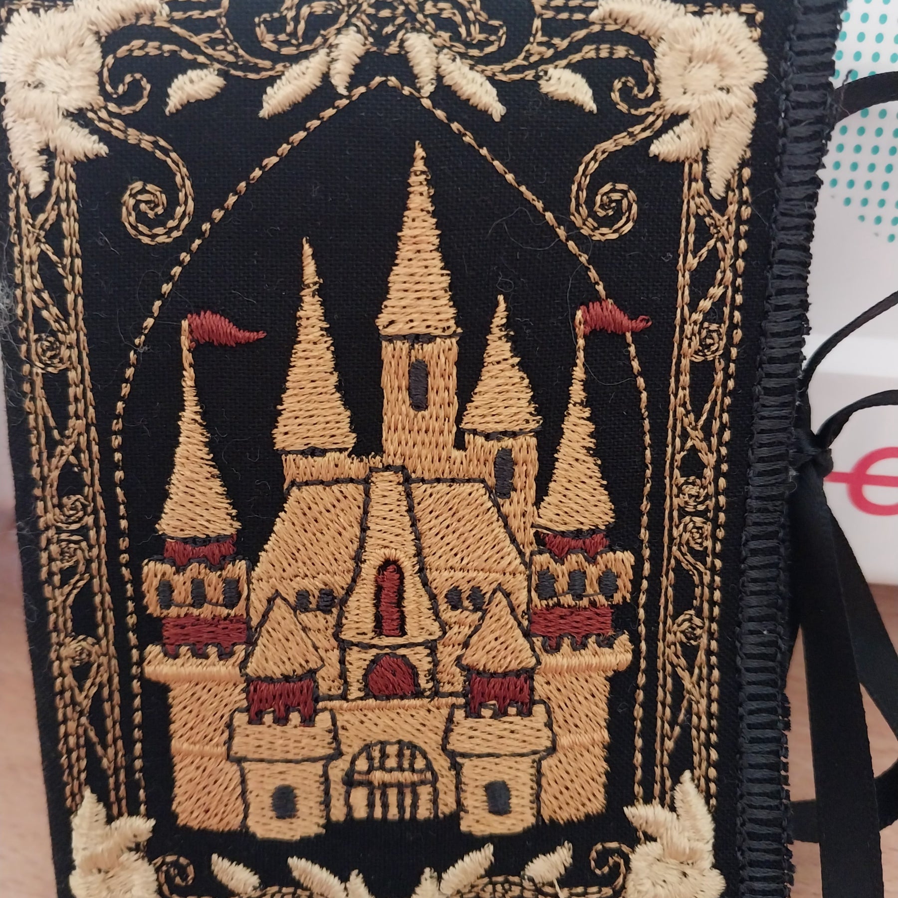 Fairytale Castle Black Needle/Backpack Pins Book