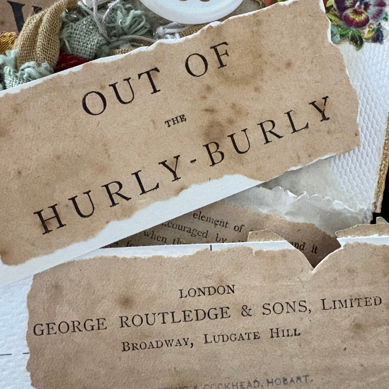 Out of the Hurly Burly or Life in an Odd Corner