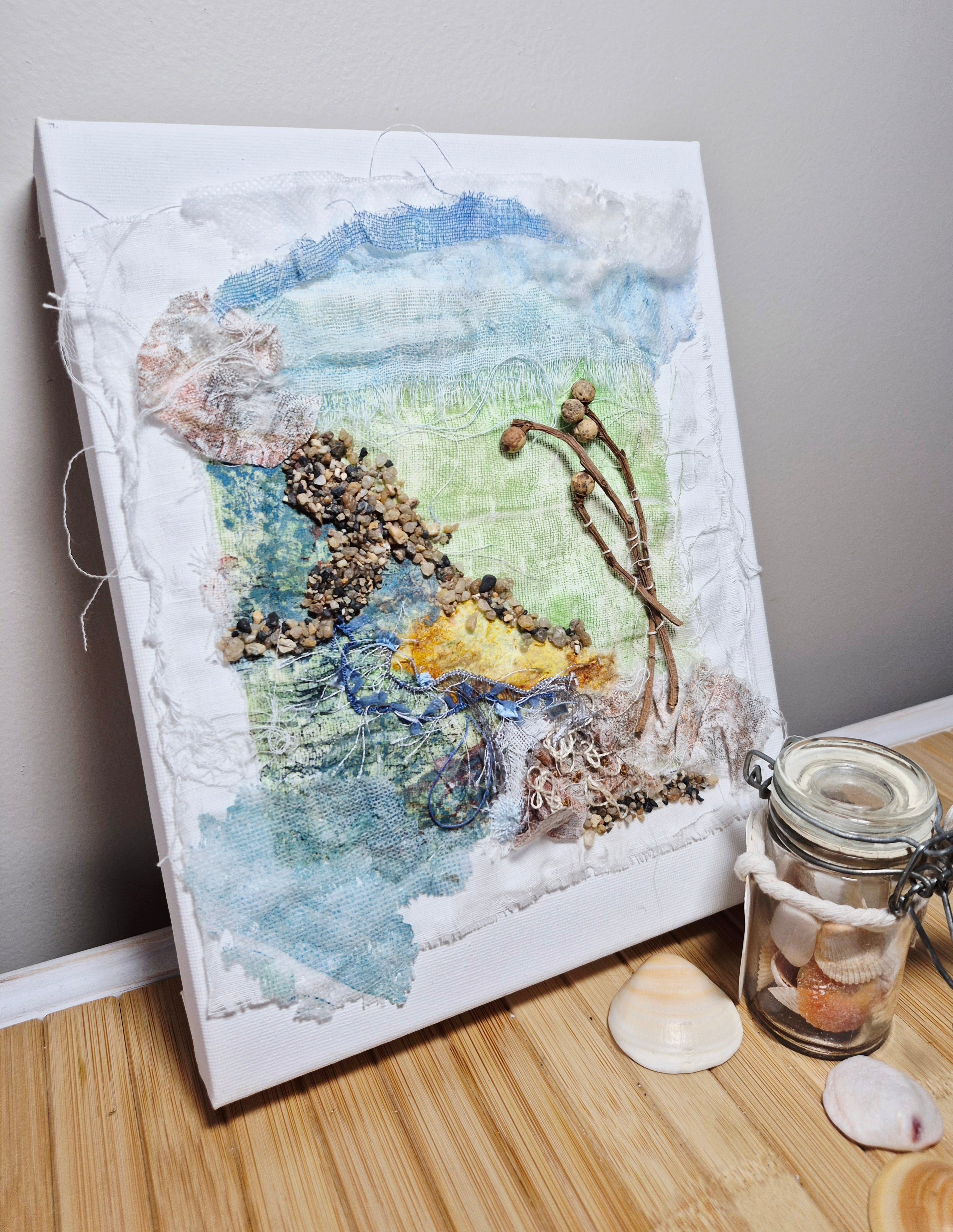 Stormy Days Mixed media artwork